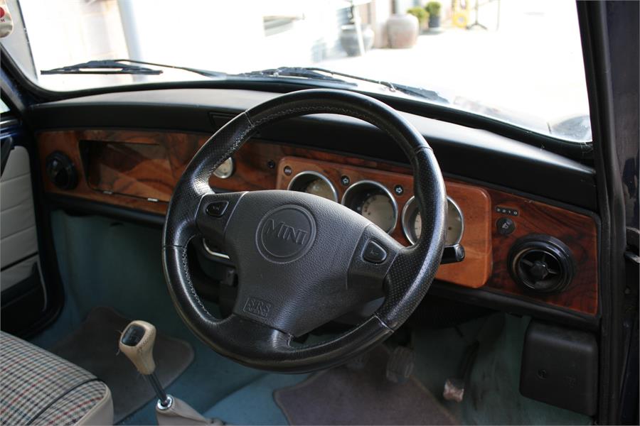 A 1997 Rover Mini 1.3i, registration P577 BRU, blue, one owner from new, 26182 mileage, fitted - Image 16 of 19