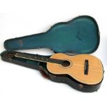 An Ibanez Salvador (copy of Raffaele Calvace No. 23) Spanish guitar with hard case (for