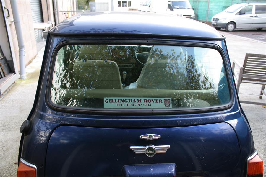 A 1997 Rover Mini 1.3i, registration P577 BRU, blue, one owner from new, 26182 mileage, fitted - Image 7 of 19