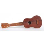 A Mitsuba Gakki Co. Ltd. Clover ukulele, model number YS11, 55cm (21.5ins) high.
