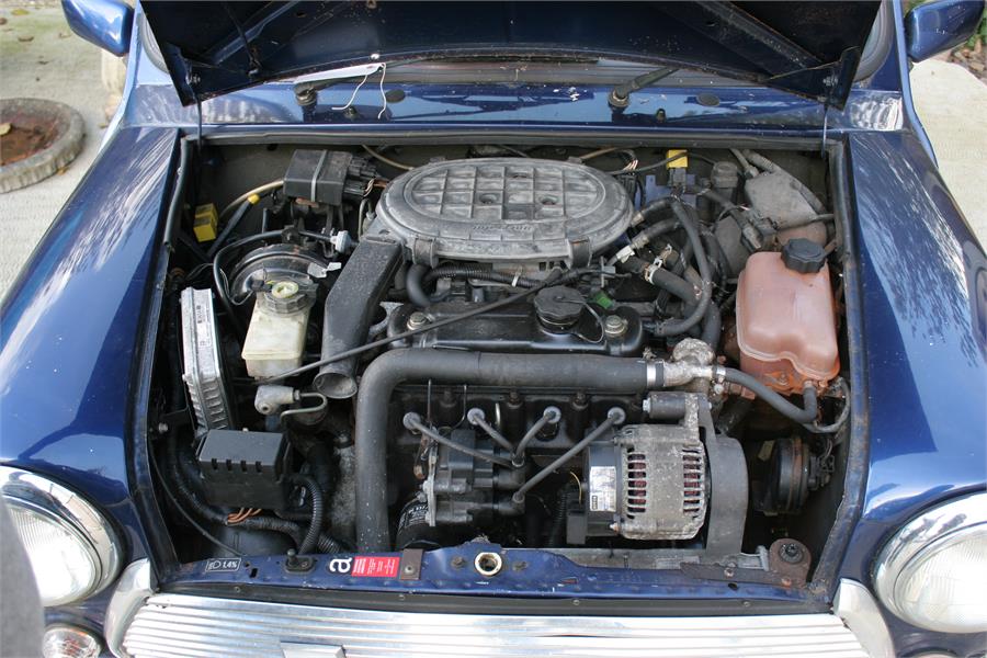 A 1997 Rover Mini 1.3i, registration P577 BRU, blue, one owner from new, 26182 mileage, fitted - Image 9 of 19