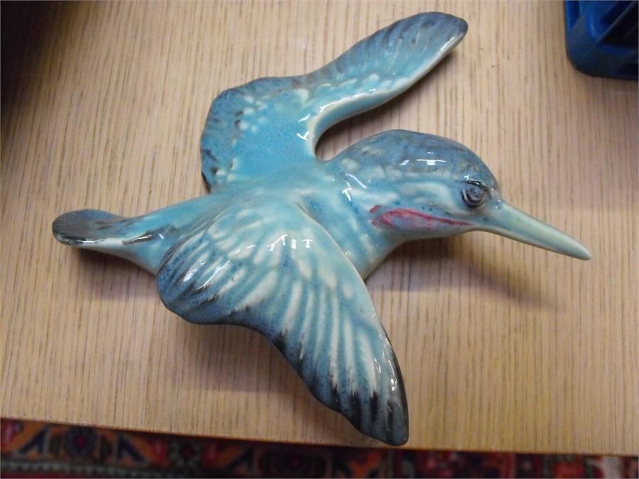 A set of four Beswick graduated kingfisher wall plaques, Condition Report largest and smallest birds - Image 3 of 6