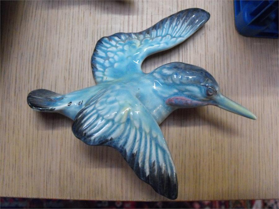 A set of four Beswick graduated kingfisher wall plaques, Condition Report largest and smallest birds - Image 4 of 6