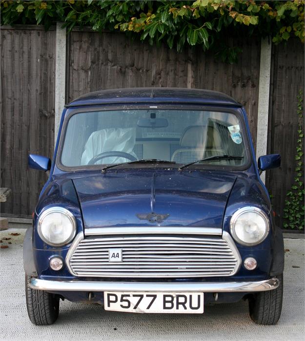 A 1997 Rover Mini 1.3i, registration P577 BRU, blue, one owner from new, 26182 mileage, fitted - Image 2 of 19