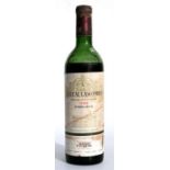 A bottle of Chateau - Lascombes 1959 Margaux.