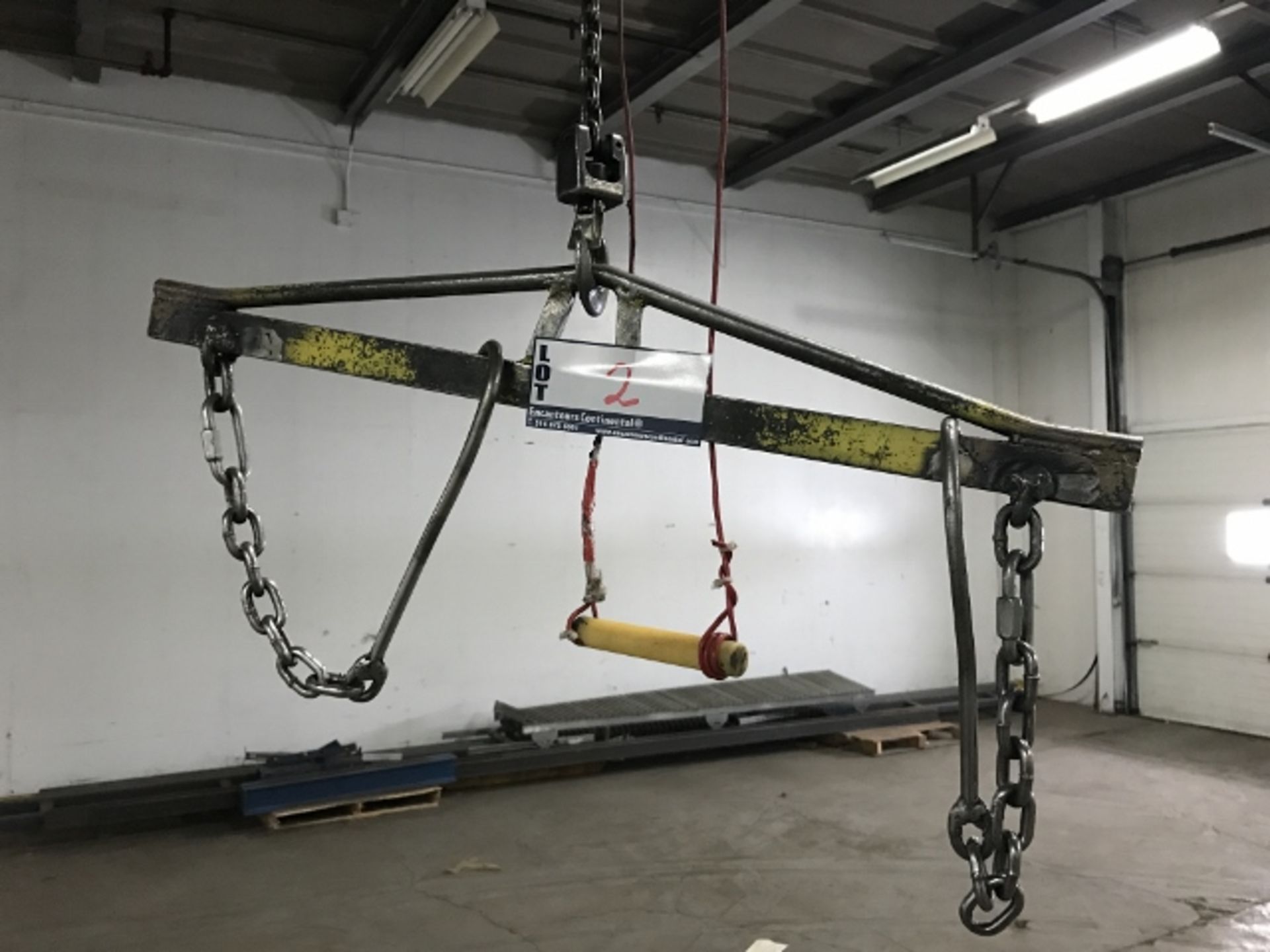 ¼t hoist with beam / ¼t palan avec poutre BUDDGIT - Image 2 of 3