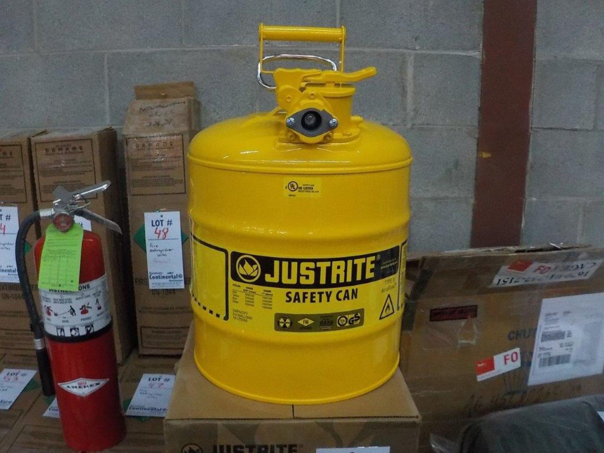 (N) Contenant sécuritaire - 5 gal JUSTRITE 7250230 - safety can