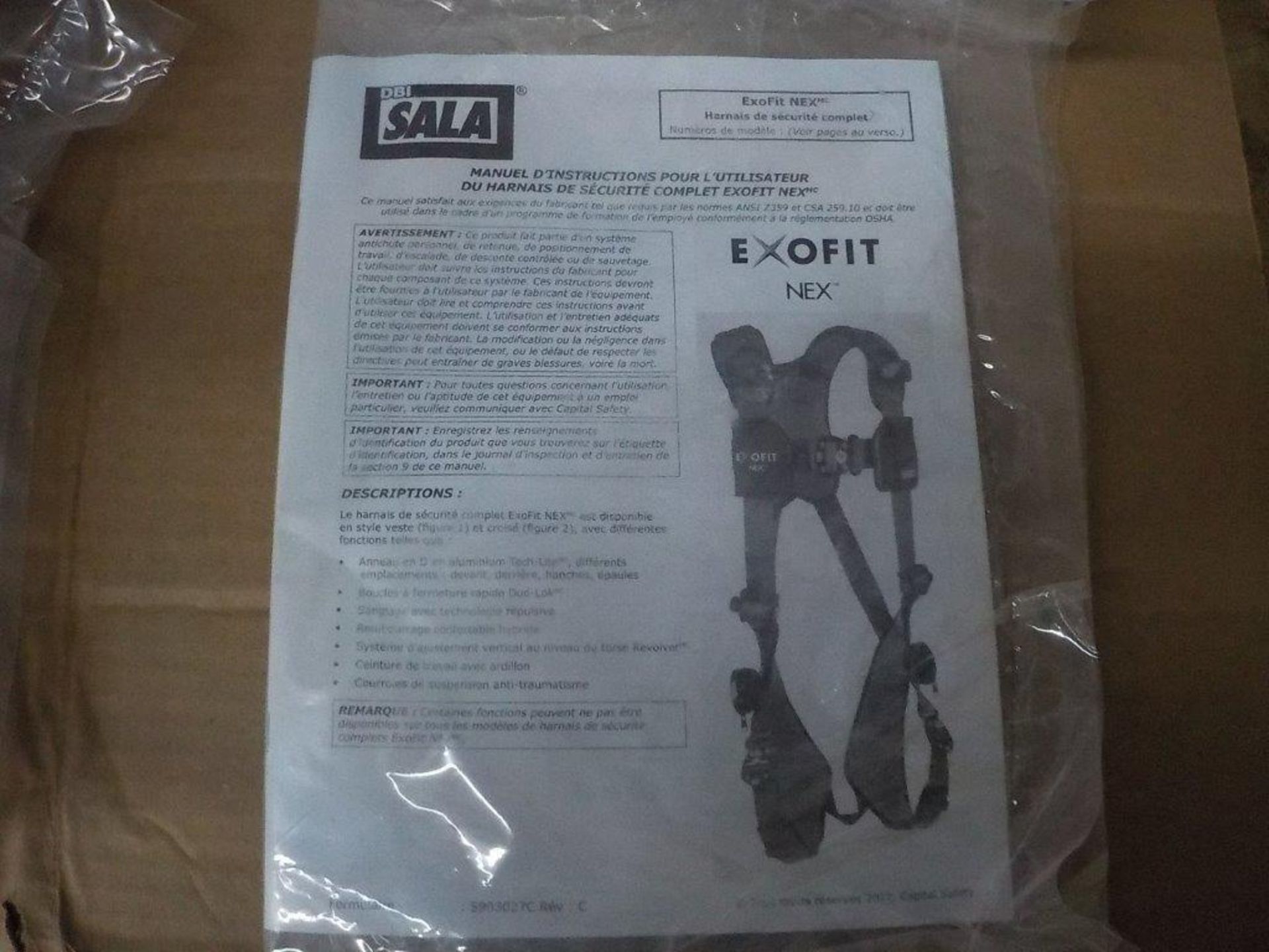 (N) harnais/corps - EXOFIT NEX 1113061C - full body harness - Image 5 of 5