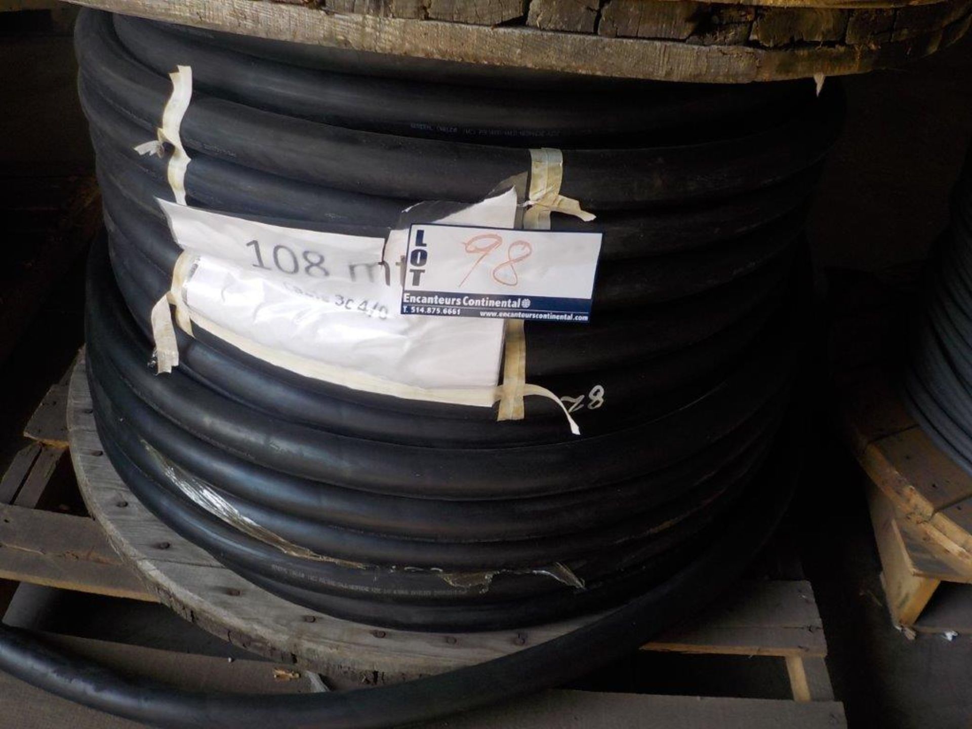 lot: wire / fils: # 3C, 4/0 (108 mtr.) - Image 2 of 2