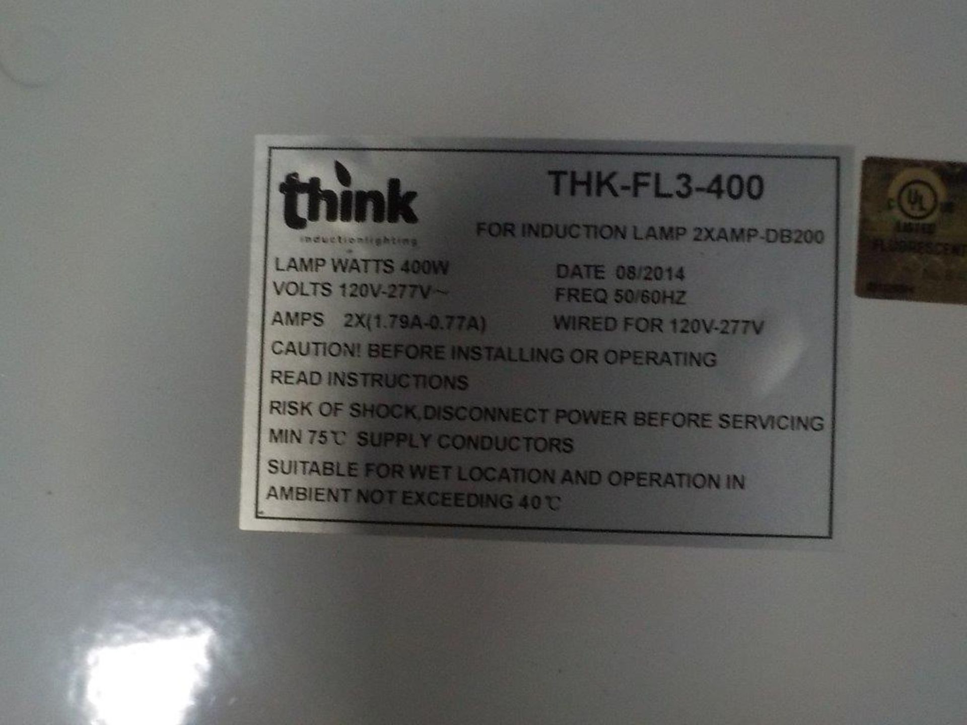projecteur induction THINK FL-3-250 / induction flood light - Image 2 of 3