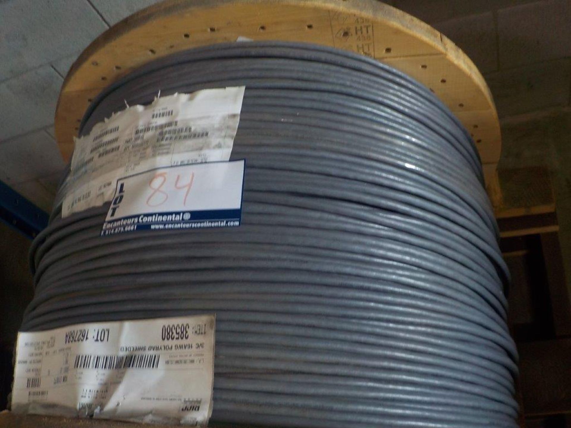 lot: wire / fils: # 3/C, 16 AWG, shielded, (5,110') - Image 2 of 3