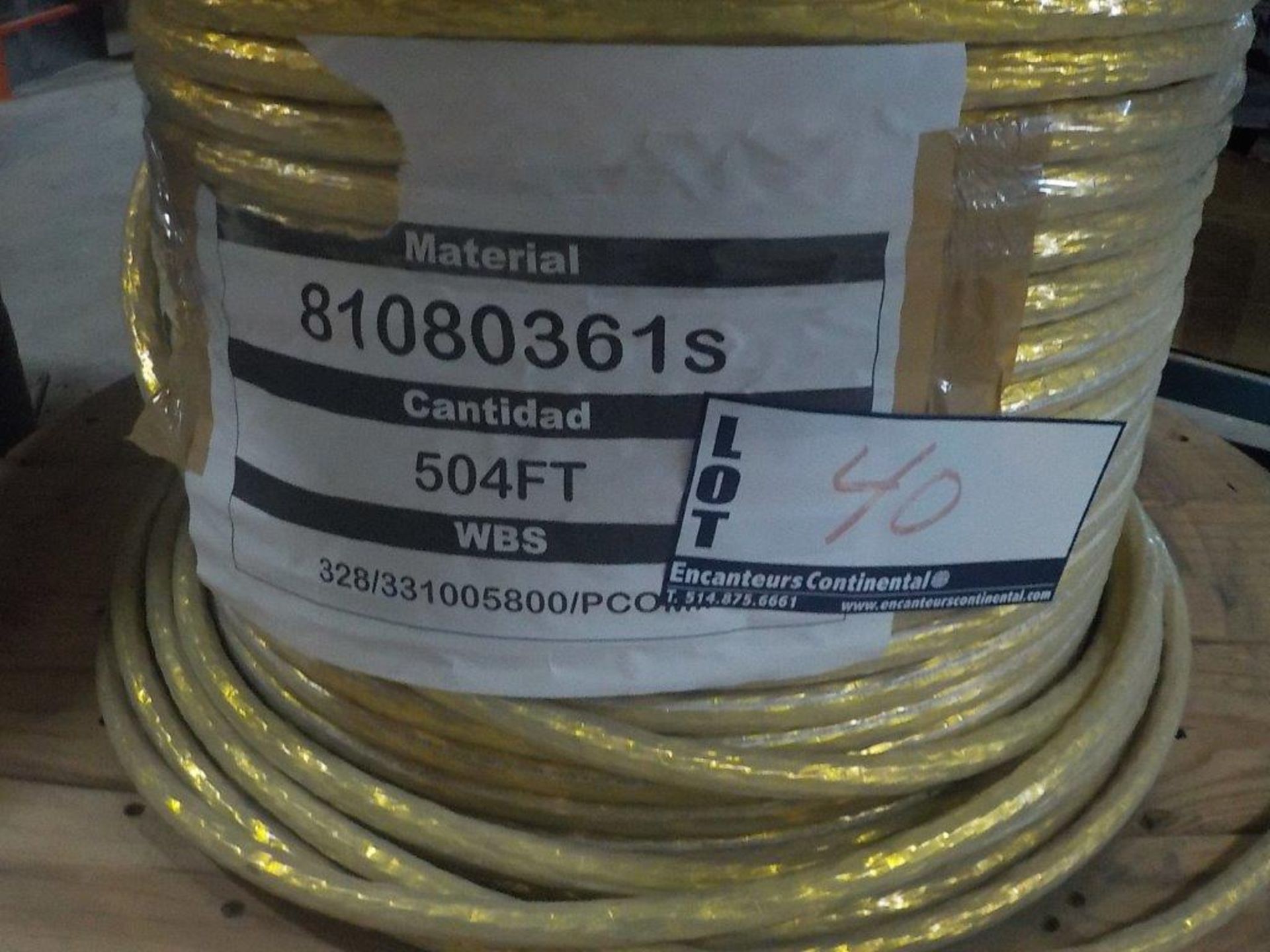 lot: wire / fils: multiconductor, 24 pr, 20 AWG, (504') - Image 2 of 3