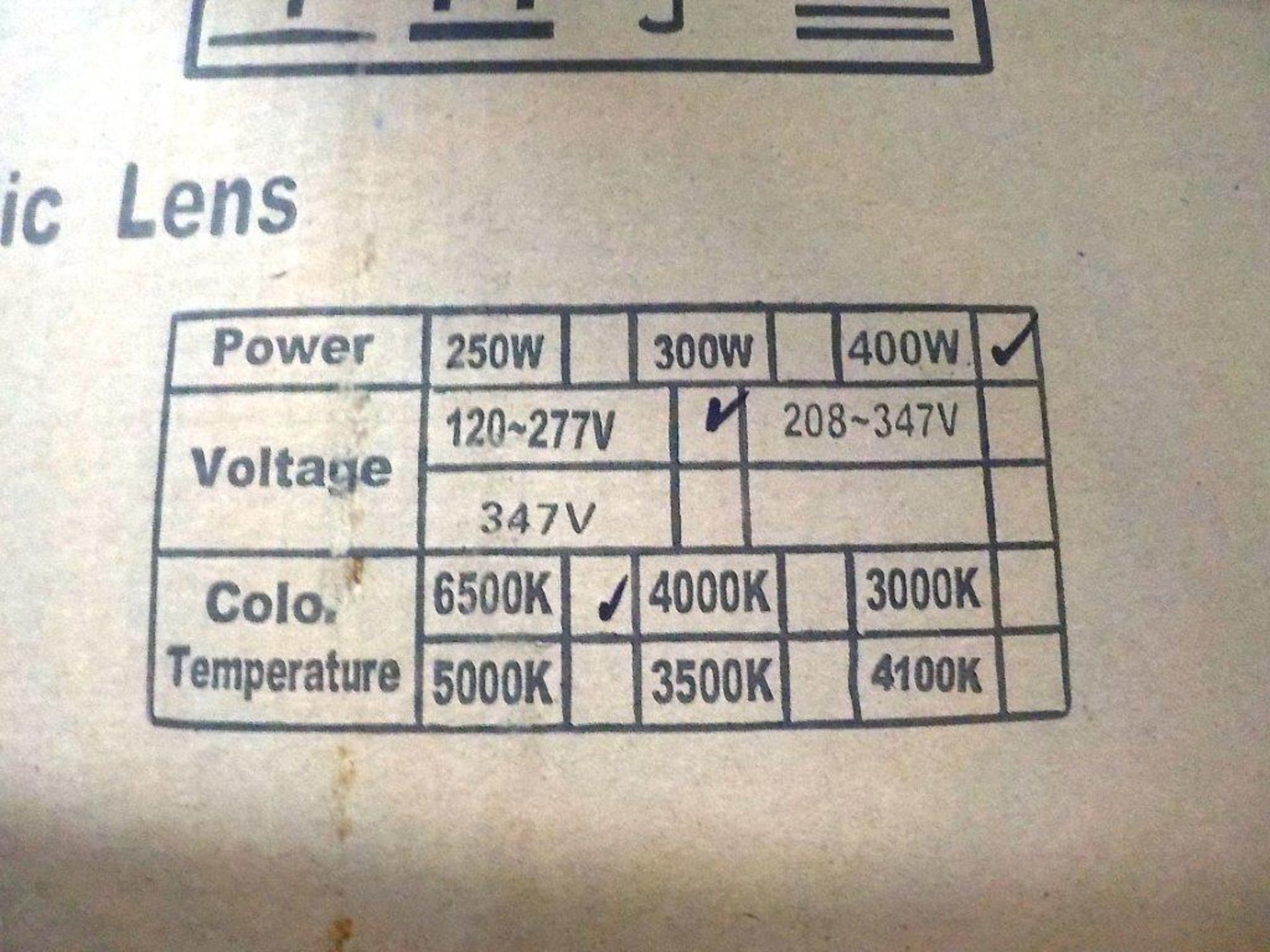 (set) fixture induction & ballast THINK # HBDC5-400-B / induction fixtures w/ ballast - Image 3 of 3