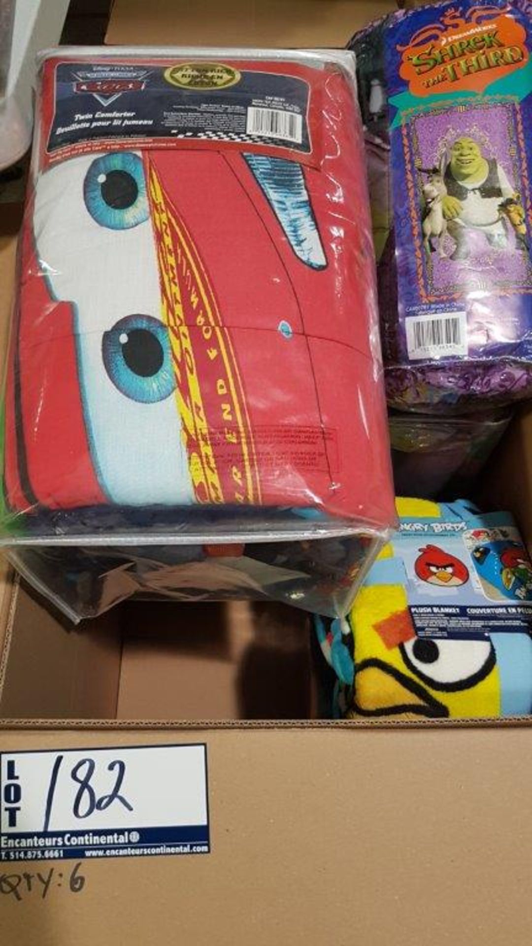 LOT: Assorted Kids Comforters