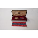 A Queen Elizabeth ll faithful service medal awarded to Frank Cokeham Males, cased