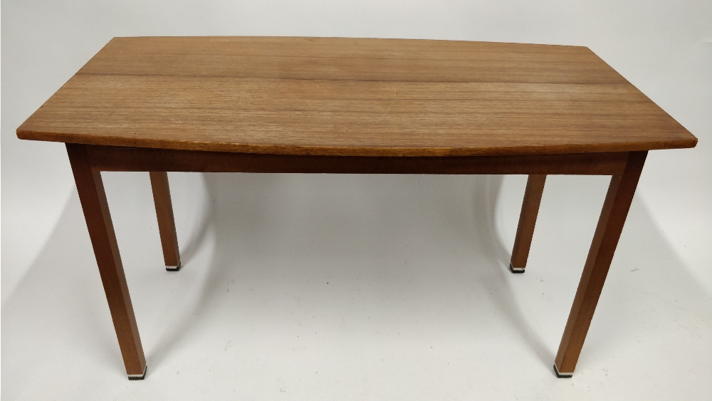 A mid 20th century teak extending table Danish dining table possibly by Fristho