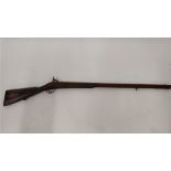 A 19th century precision rifle, 135cm long