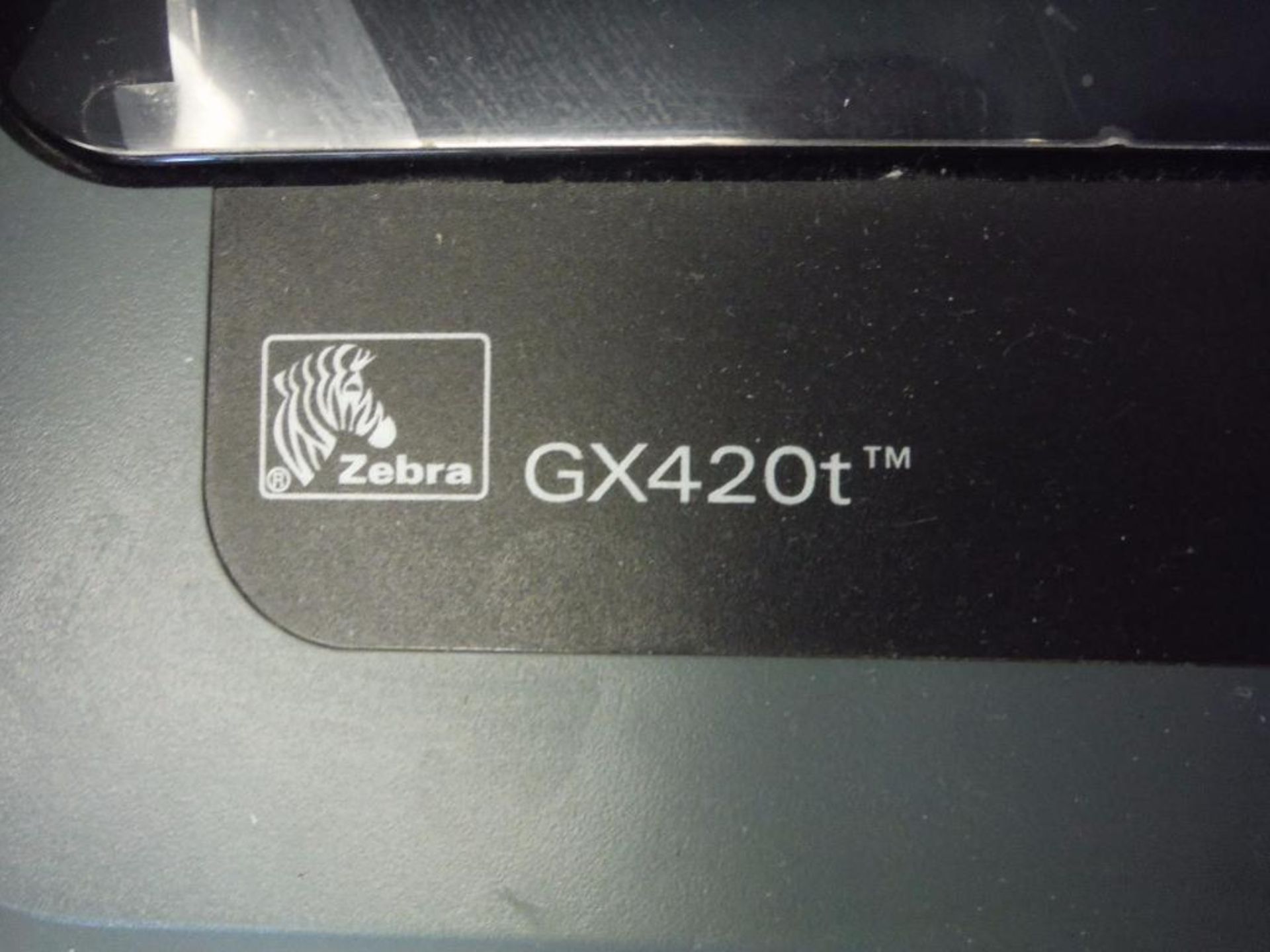 Zebra thermal printer, Model GX420T ** Rigging Fee: $10 ** - Image 3 of 5