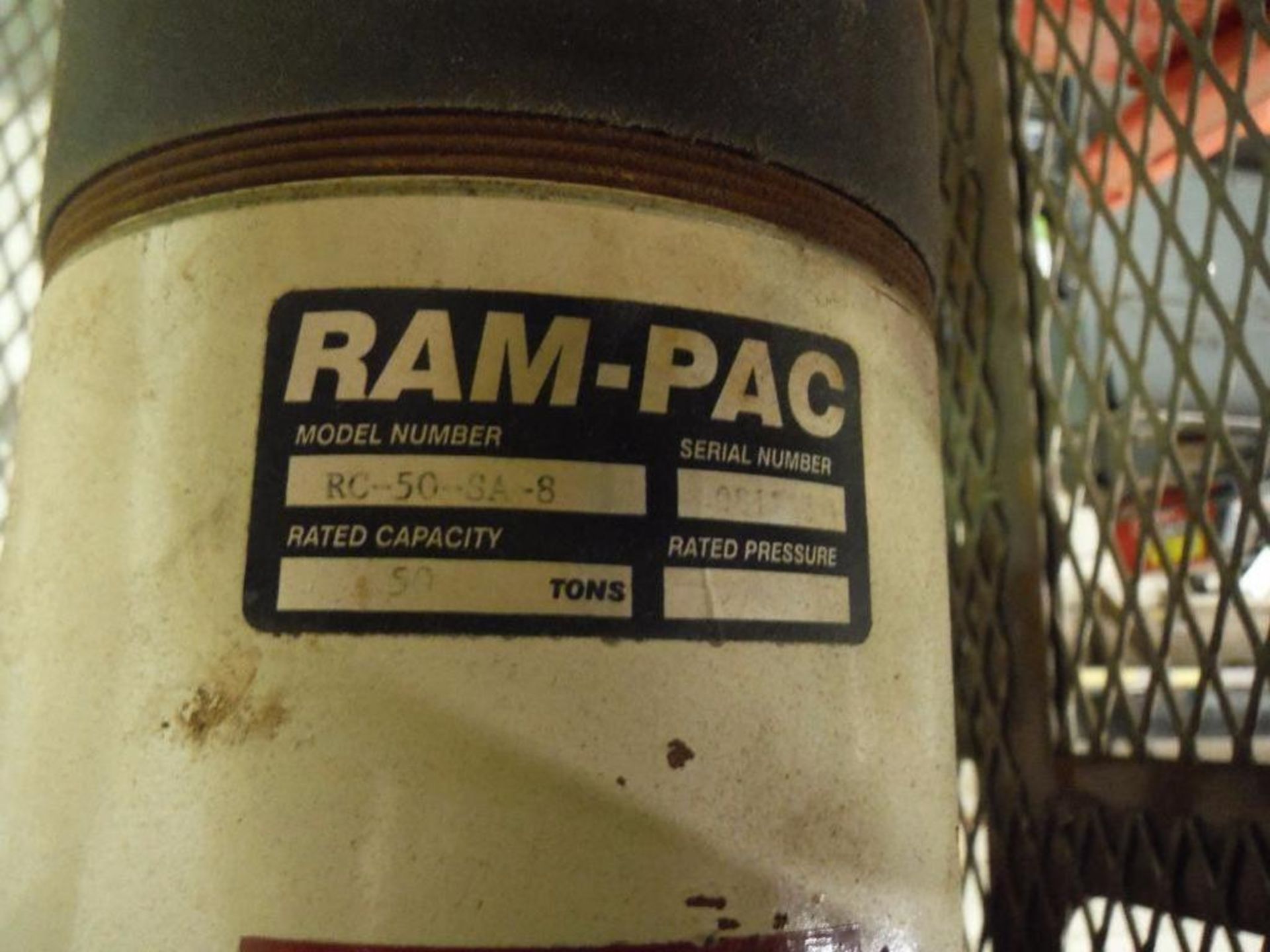 Ram-Pac 50 ton shop press, hand pump ** Rigging Fee: $75 ** - Image 6 of 6