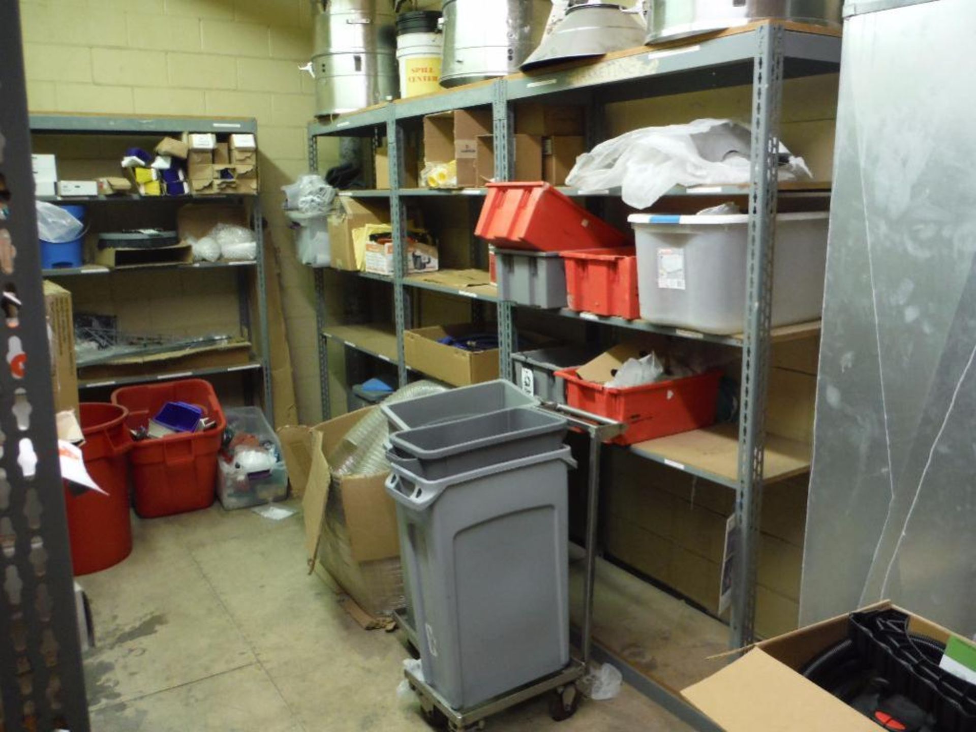 (18) Sections of shelving, 36 in. long x 18 in. wide x 96 in. tall ** Rigging Fee: $50 ** - Image 4 of 6