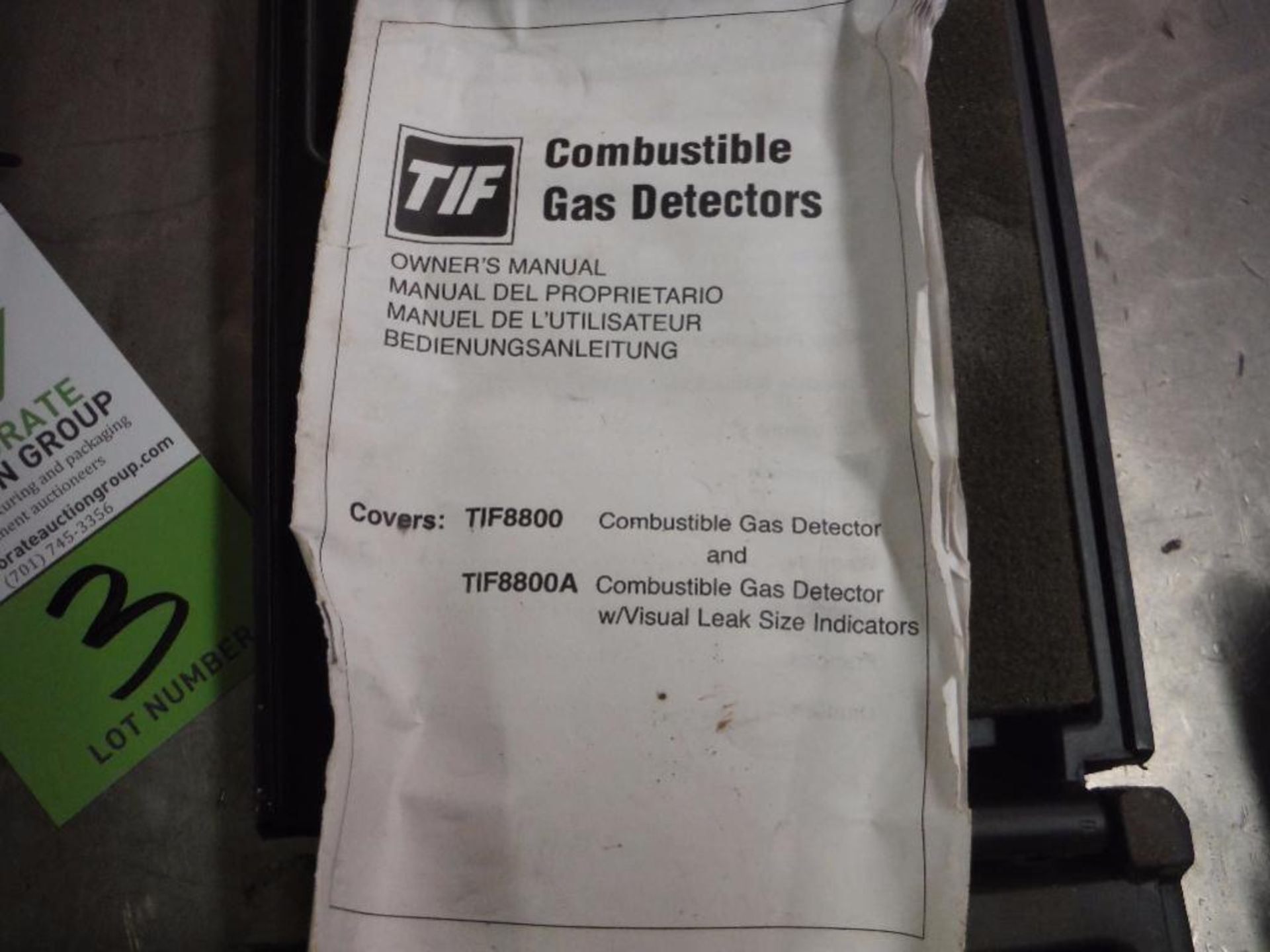 TIF combustible gas detector, Model TIF8800A (EACH) ** Rigging Fee: $5 ** - Image 6 of 6