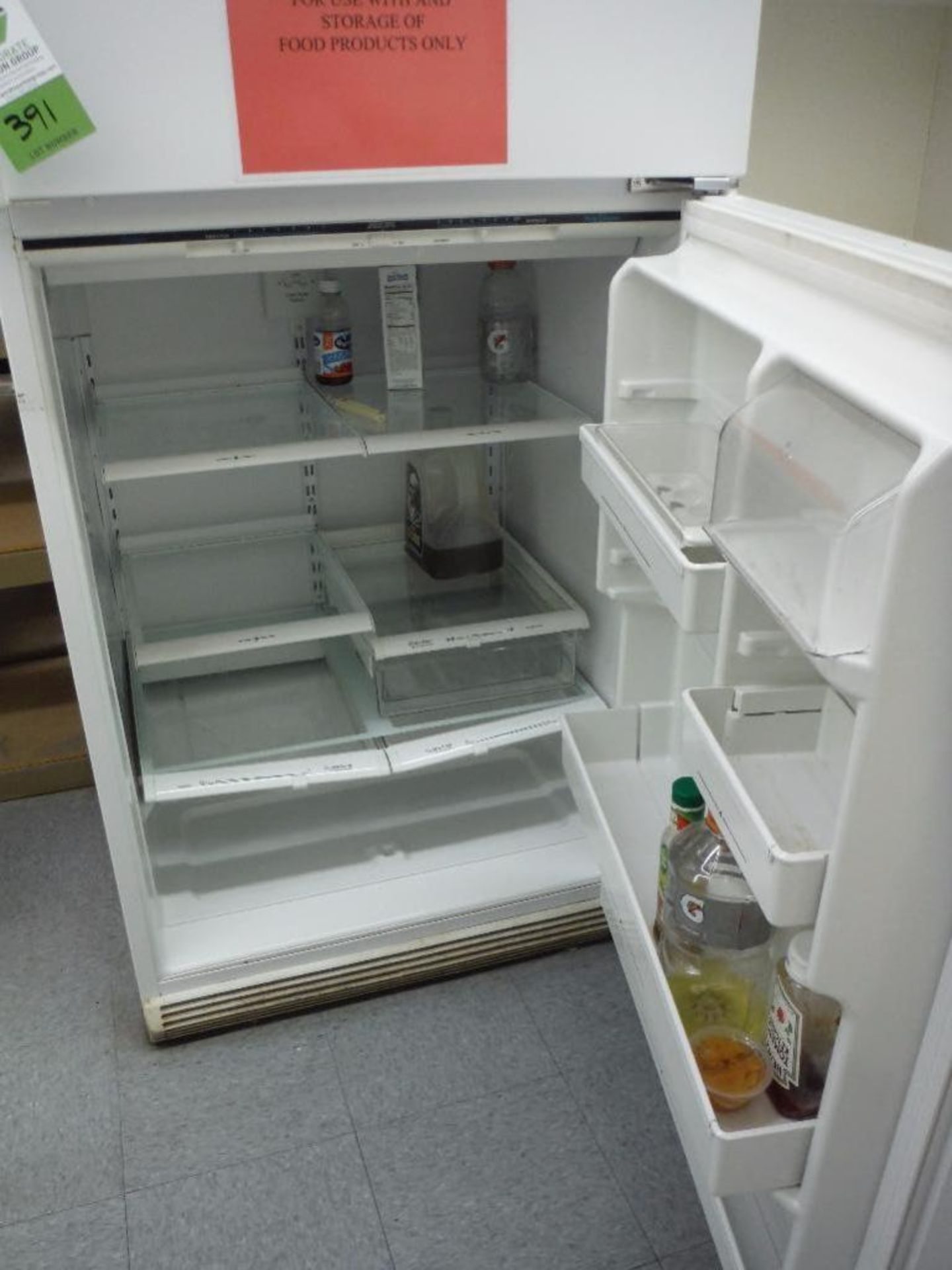 Upright fridge/freezer, countertop refrigerator, coffee maker ** Rigging Fee: $75 ** - Image 3 of 4
