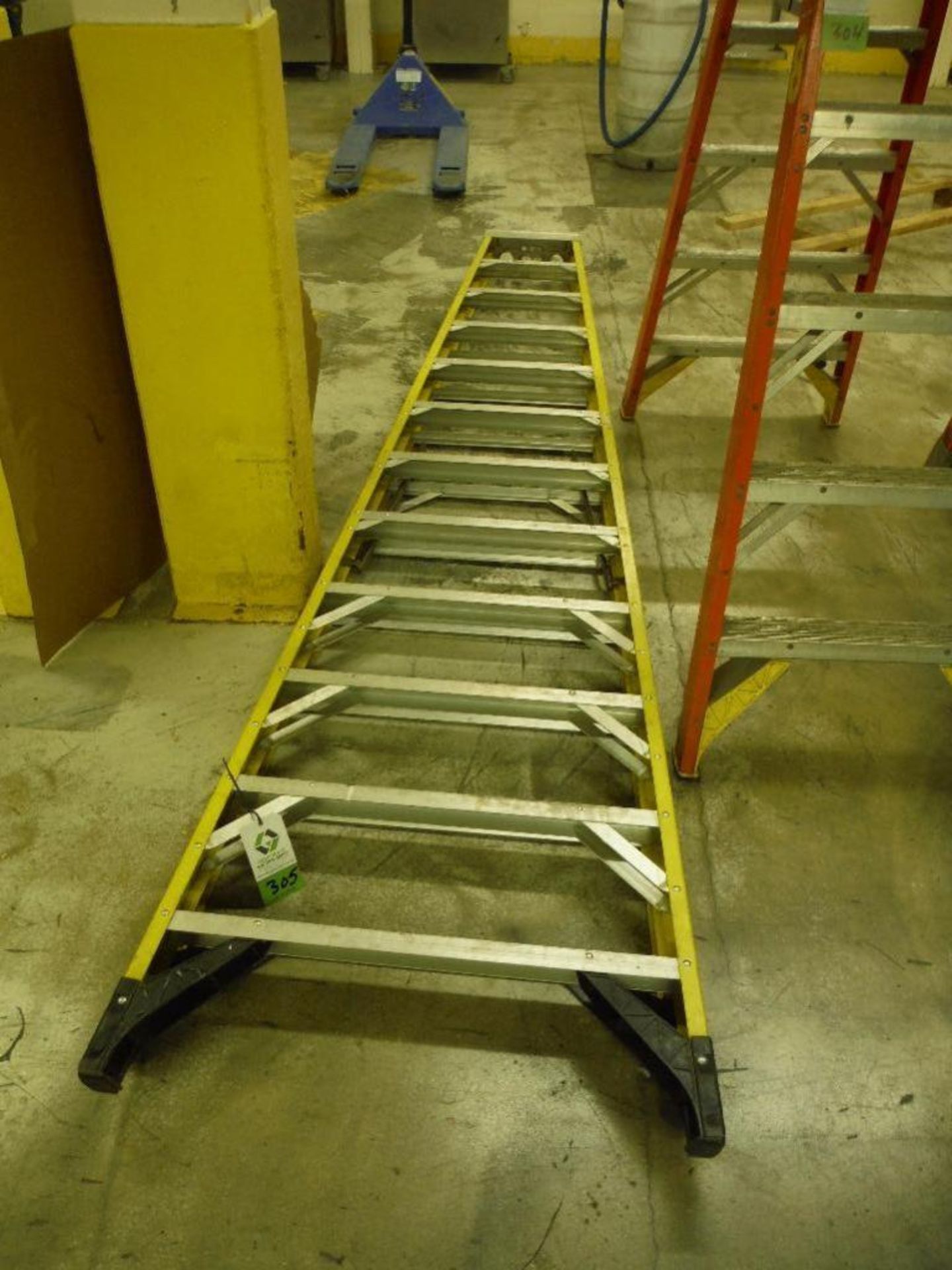 Werner 12 ft. fiberglass step ladder ** Rigging Fee: $10 **