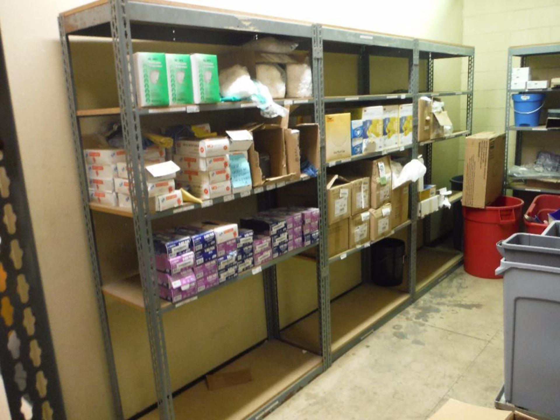 (18) Sections of shelving, 36 in. long x 18 in. wide x 96 in. tall ** Rigging Fee: $50 ** - Image 5 of 6