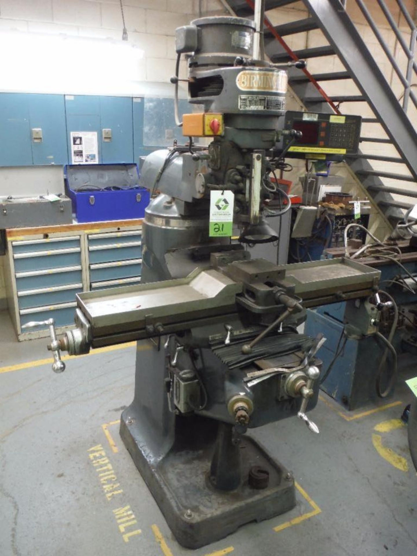 1994 Birmingham turret milling machine, SN A1422 ** Rigging Fee: $400 **