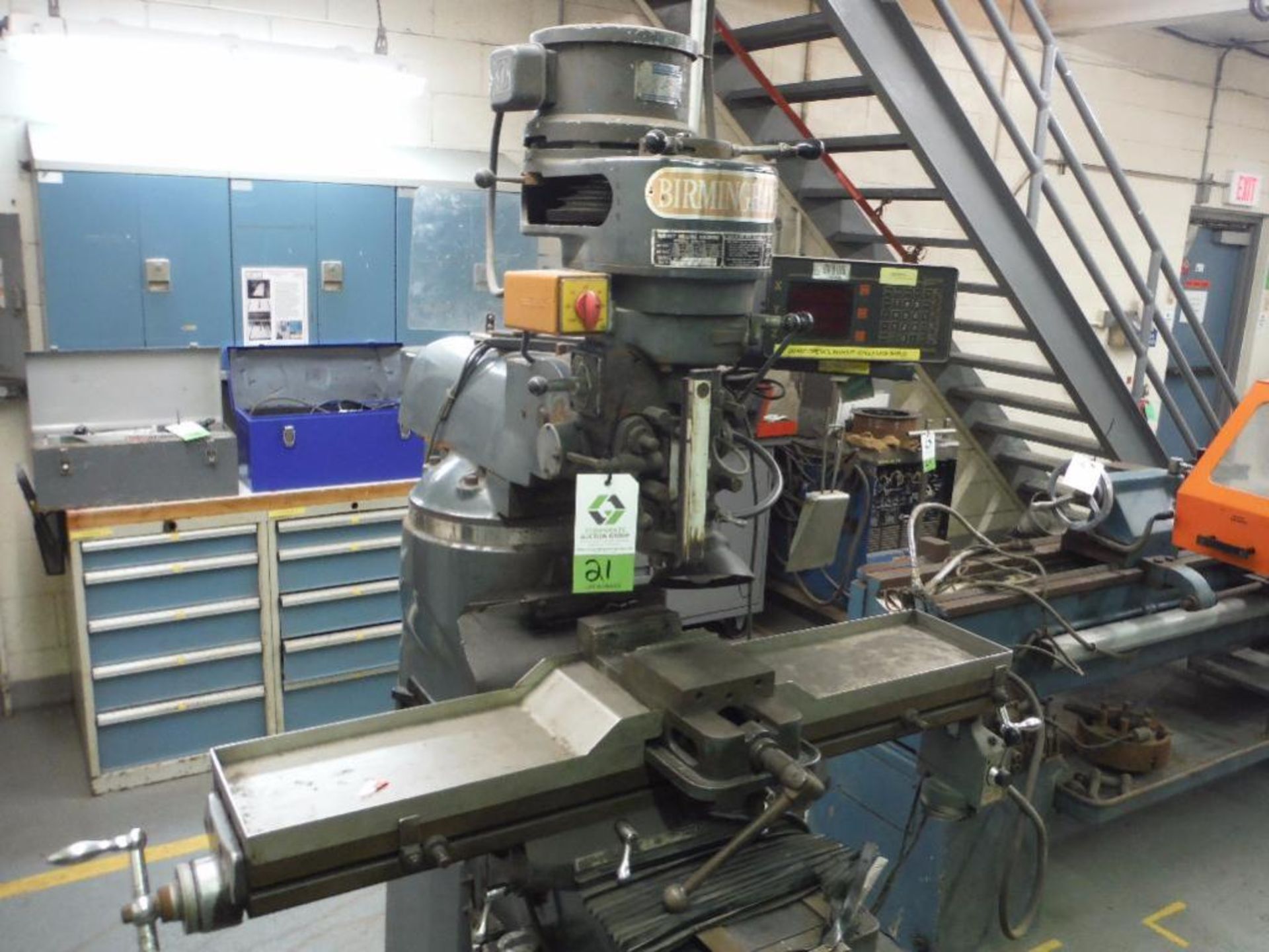 1994 Birmingham turret milling machine, SN A1422 ** Rigging Fee: $400 ** - Image 2 of 7