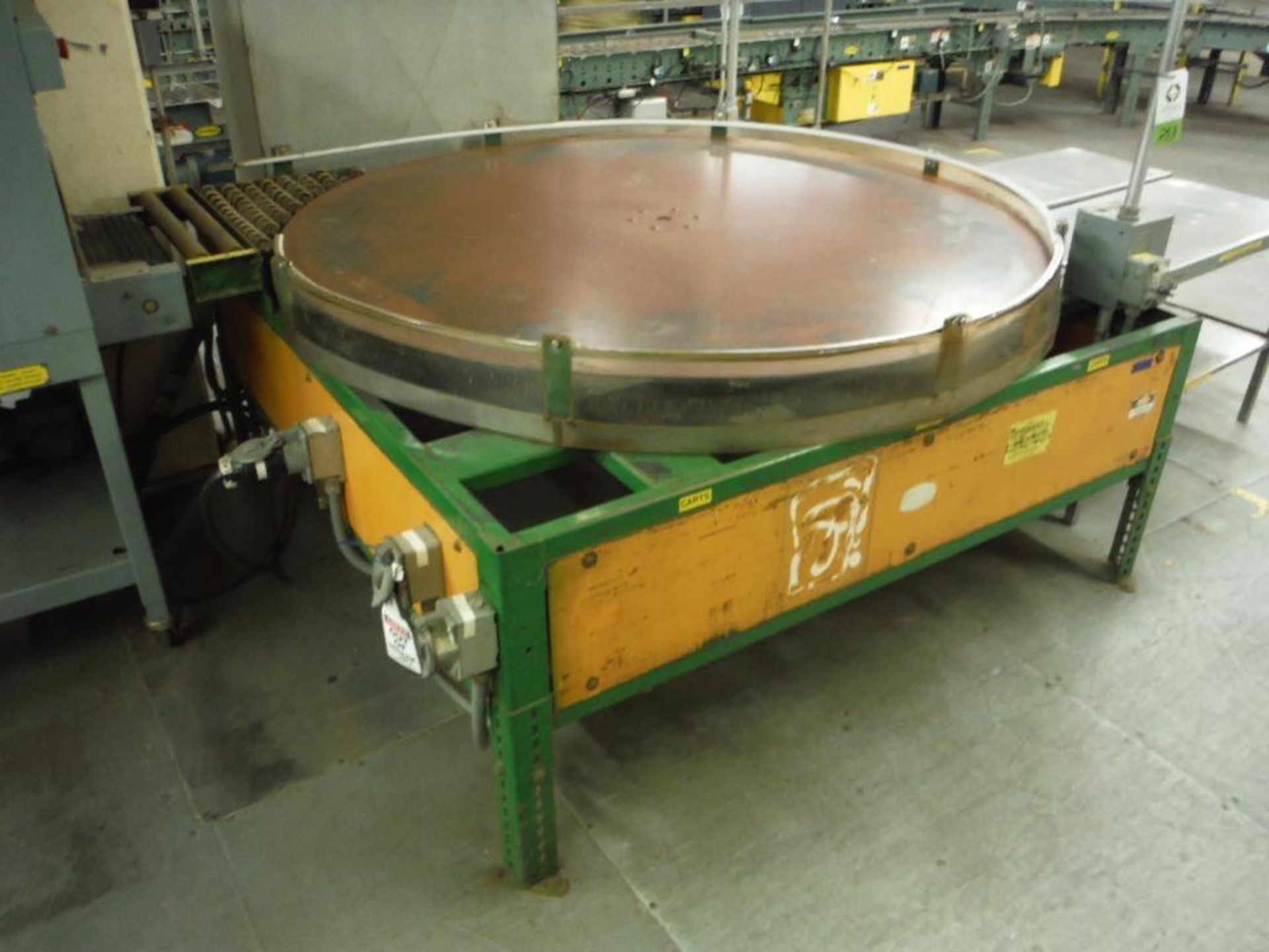 Rotary accumulation table, 72 in. dia x 36 in. tall ** Rigging Fee: $150 **