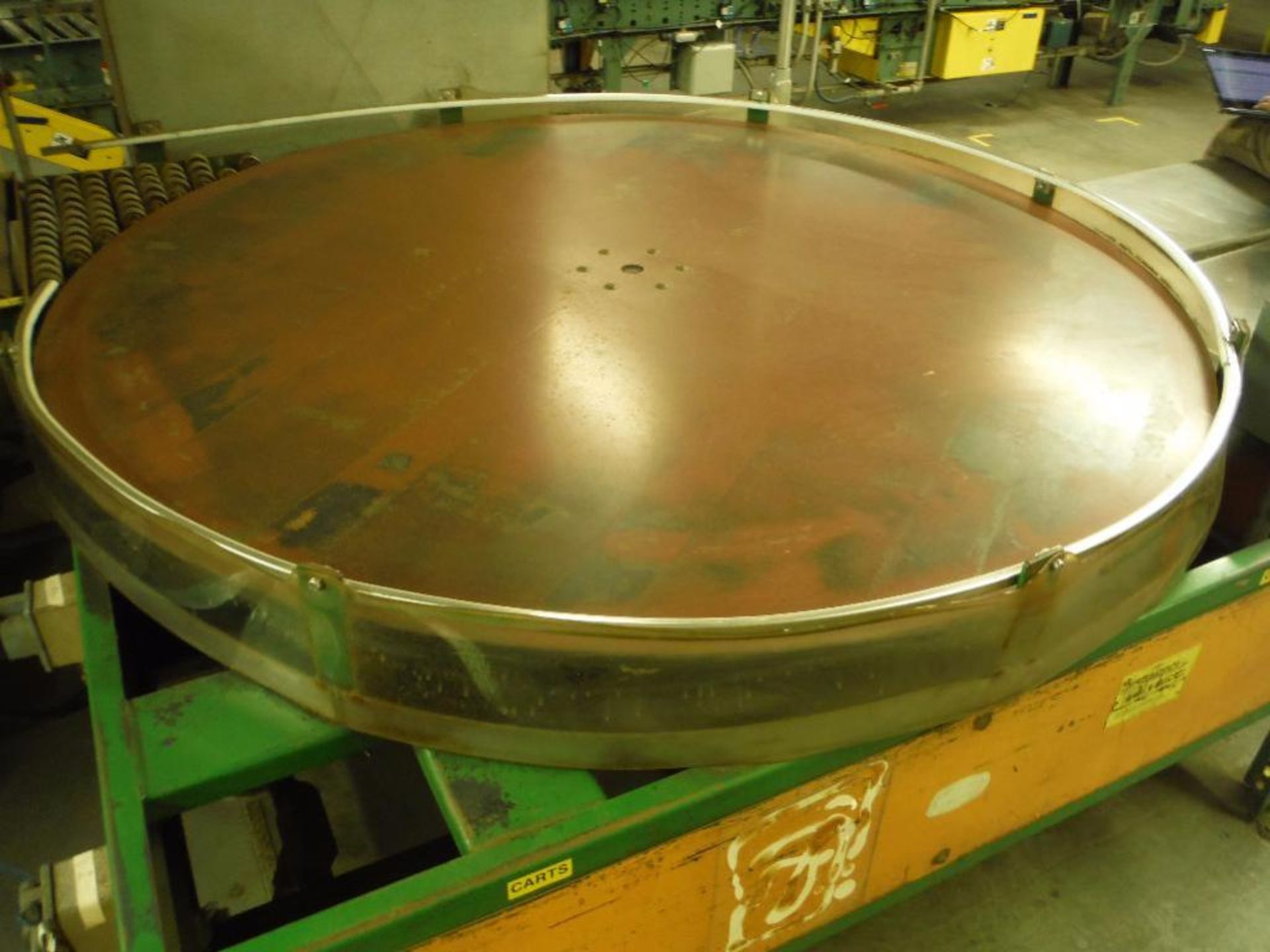 Rotary accumulation table, 72 in. dia x 36 in. tall ** Rigging Fee: $150 ** - Image 2 of 4