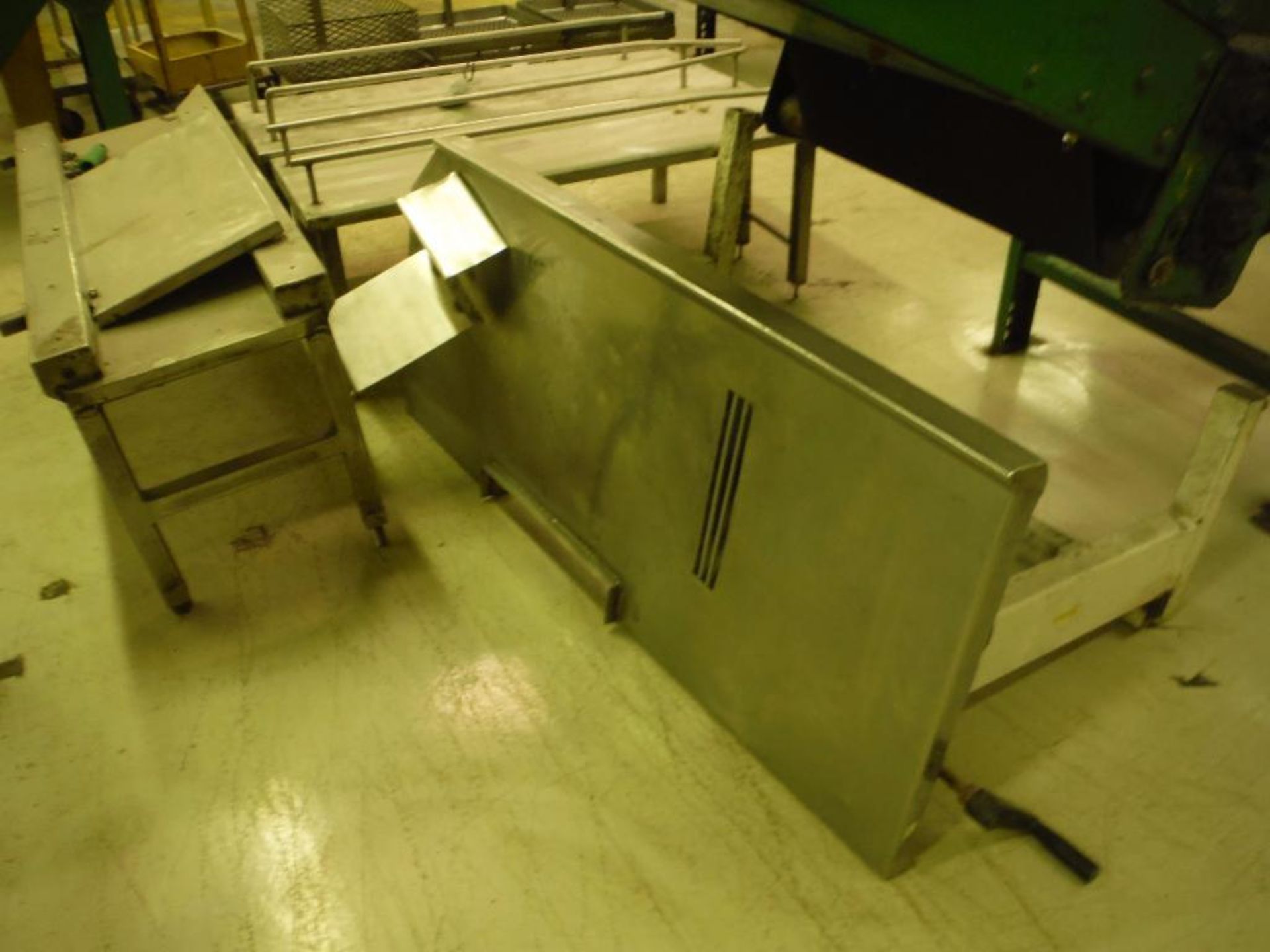 (4) SS packoff tables, various sizes ** Rigging Fee: $25 ** - Image 3 of 3