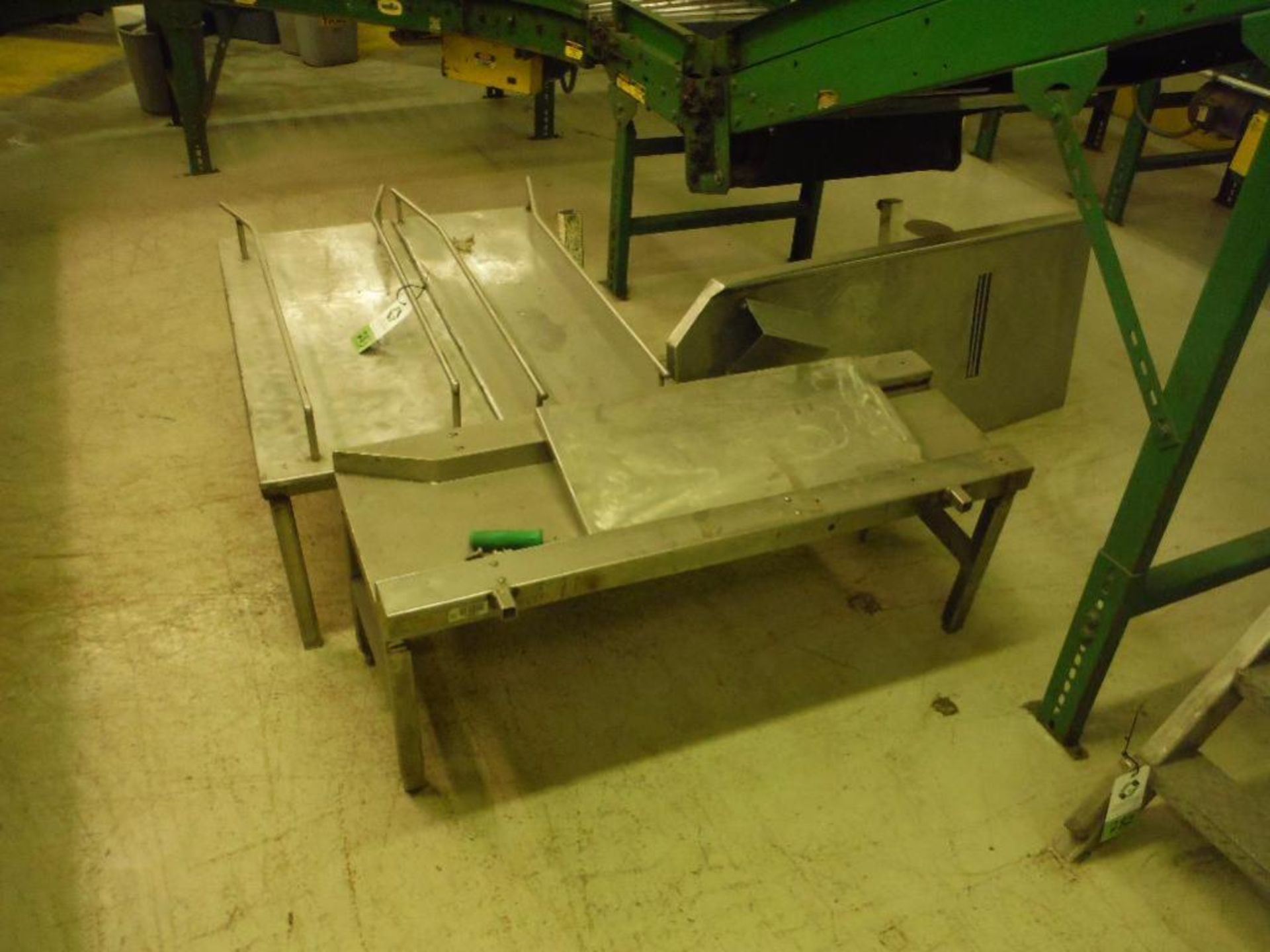 (4) SS packoff tables, various sizes ** Rigging Fee: $25 **