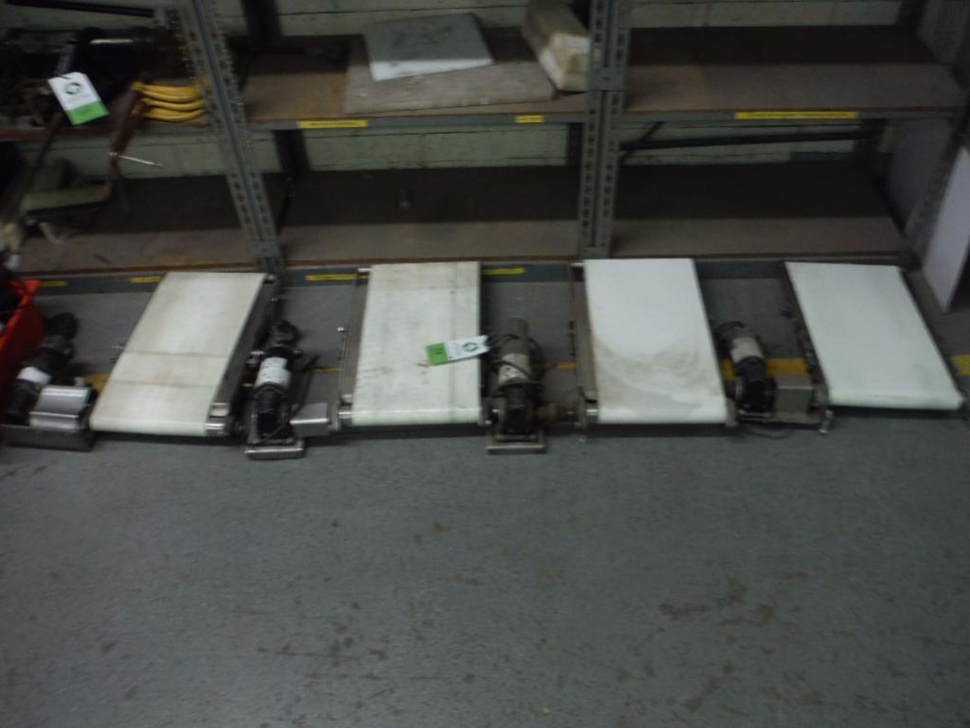 Belt conveyor, SS bed, 21 in. long x 12.5 in. wide, DC drive motor (EACH) ** Rigging Fee: $50 ** - Image 3 of 4