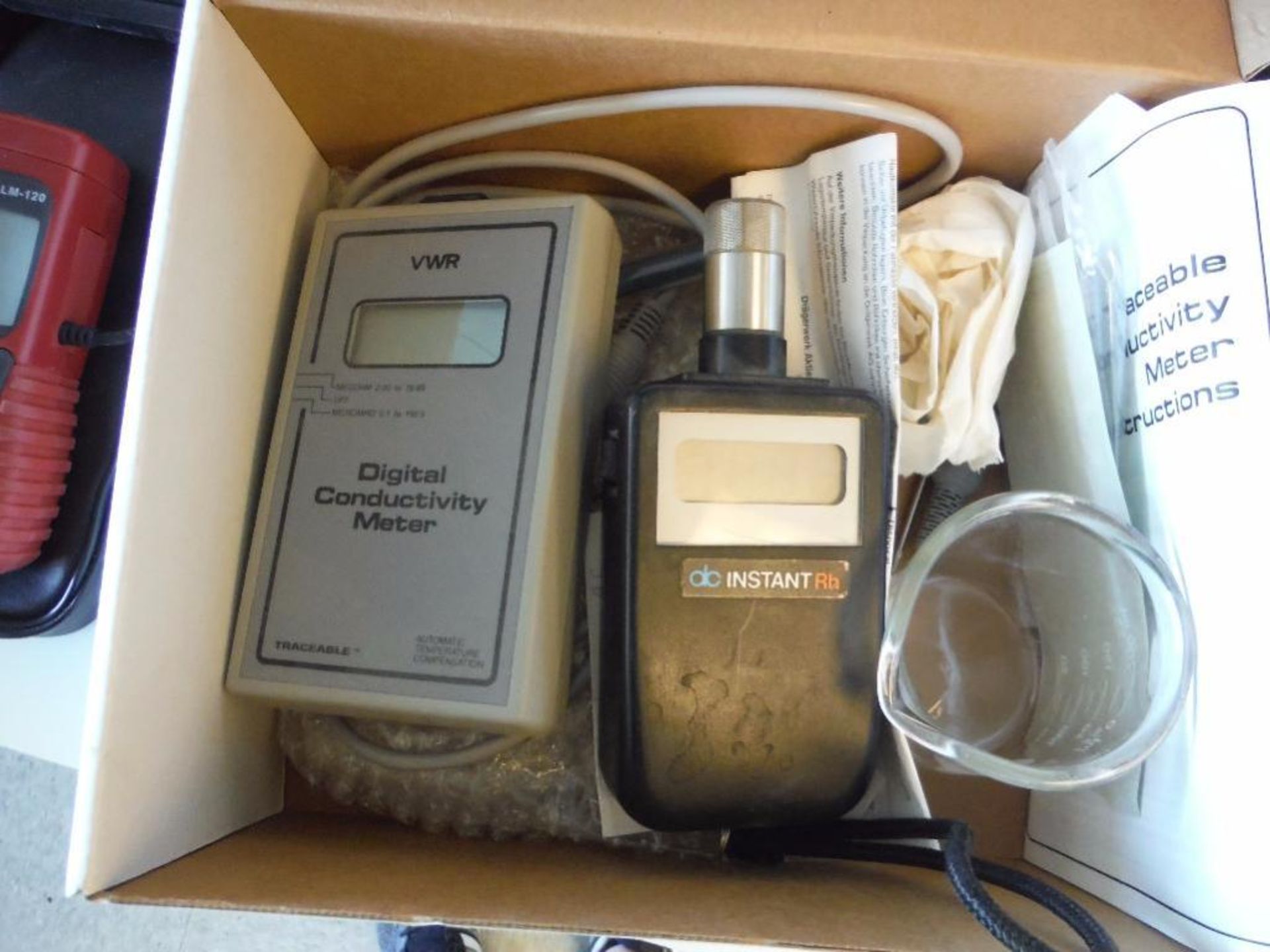 Conductivity meter, thermometer, light meter, black light ** Rigging Fee: $15 ** - Image 2 of 5