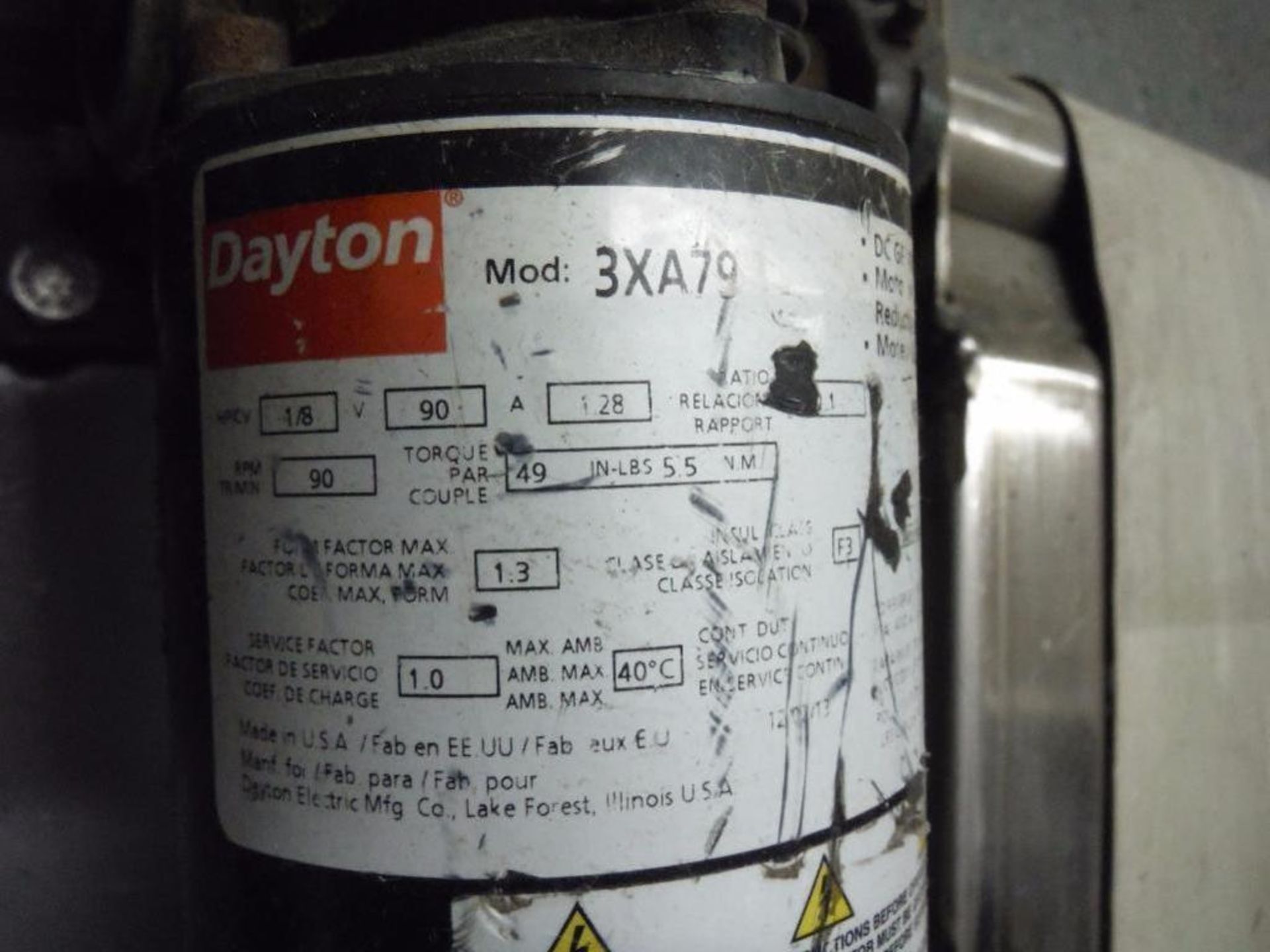 Belt conveyor, SS bed, 21 in. long x 12.5 in. wide, DC drive motor (EACH) ** Rigging Fee: $50 ** - Image 4 of 4