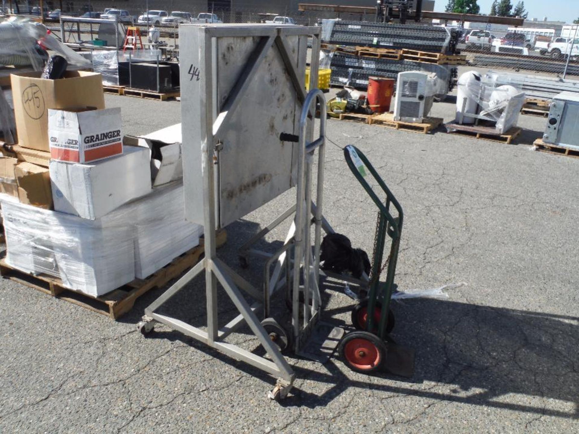 SS portable tool rack, 2-wheel hand cart, single tank gas cart ** Rigging Fee: $50 **