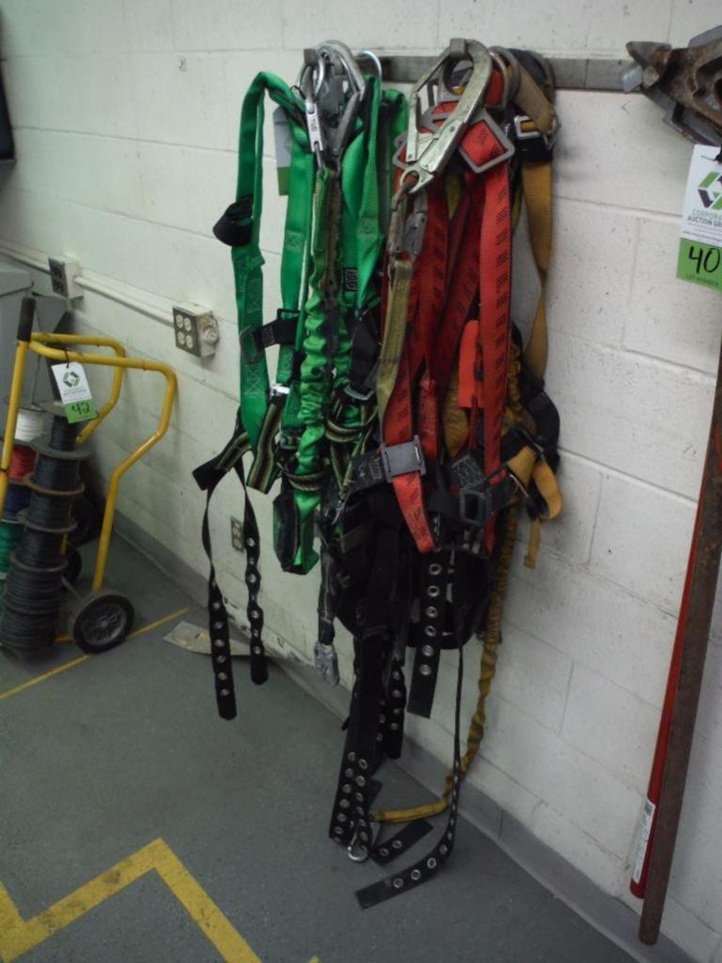 Lot of assorted safety harnesses and lanyards ** Rigging Fee: $5 ** - Image 6 of 6