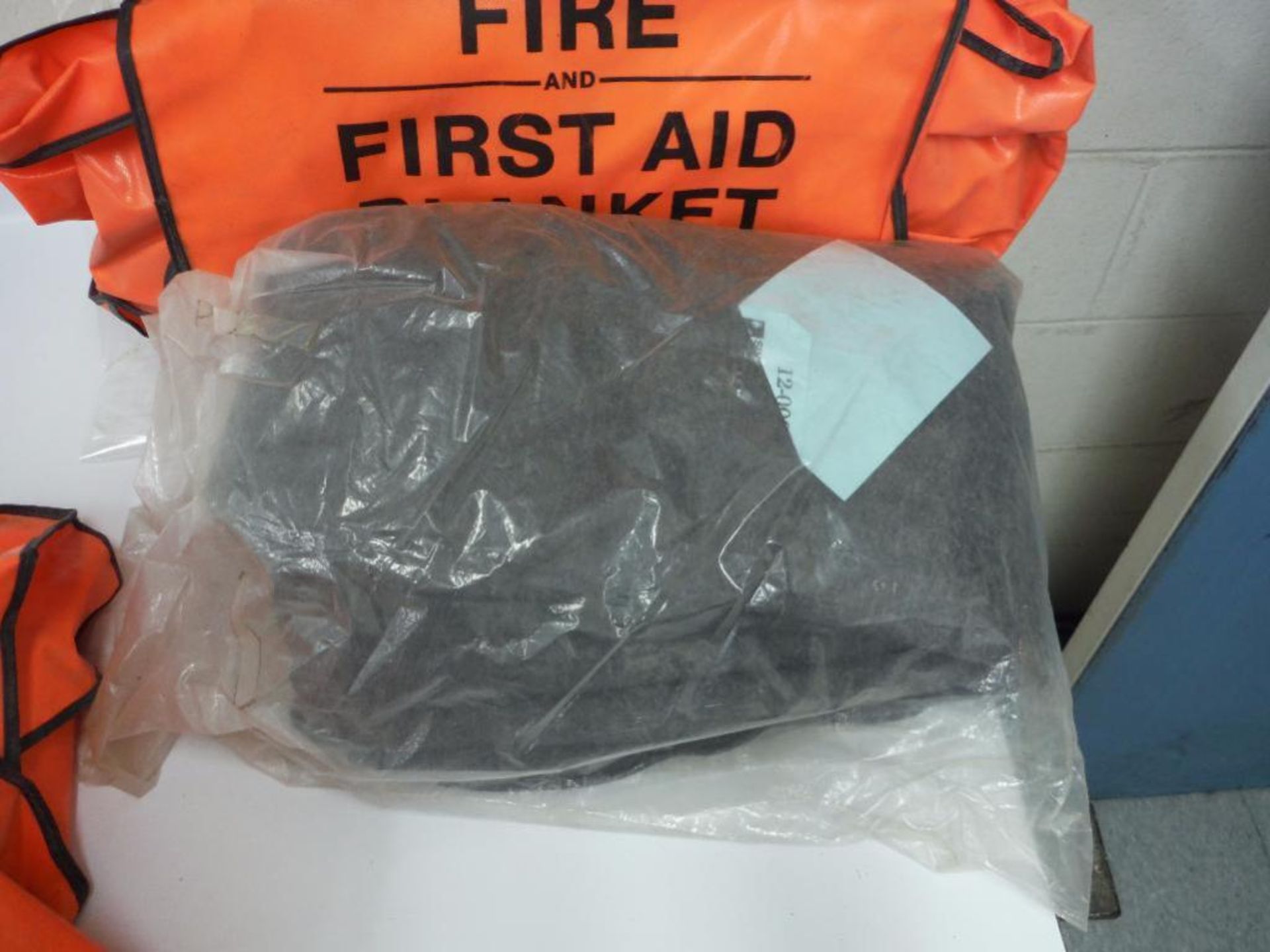 First aid kit, (3) fire blankets ** Rigging Fee: $5 ** - Image 4 of 4