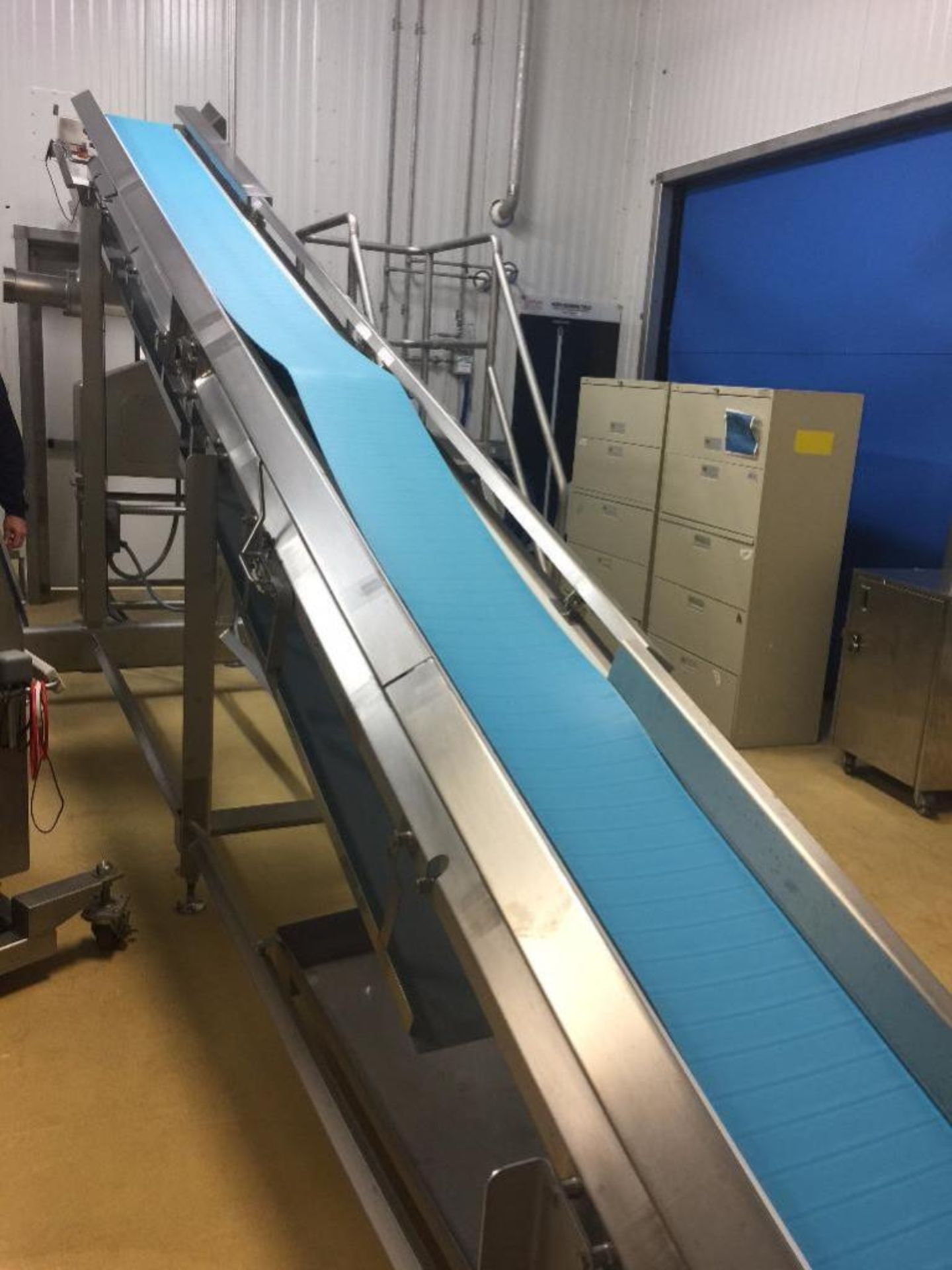 Cozzini Stainless Steel Incline Cheese Conveyor