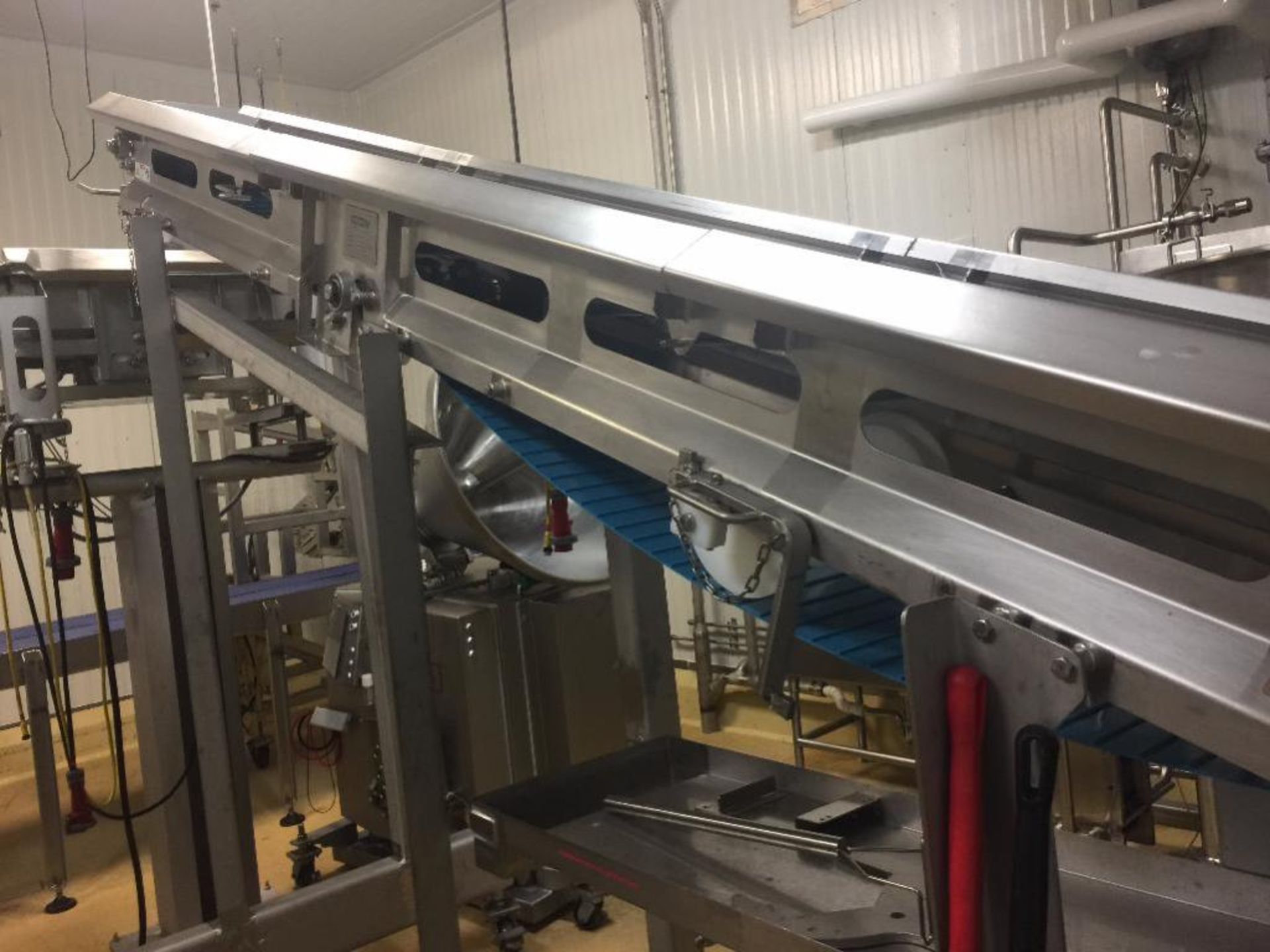 Cozzini Stainless Steel Incline Cheese Conveyor