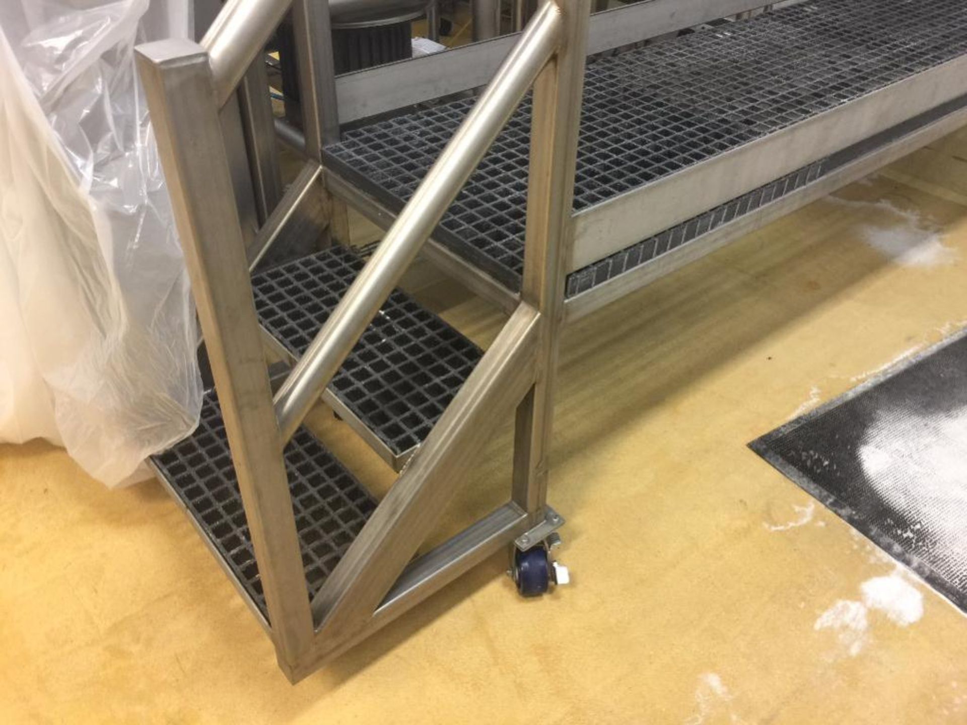 Stainless Steel Rolling Platform - Image 2 of 3