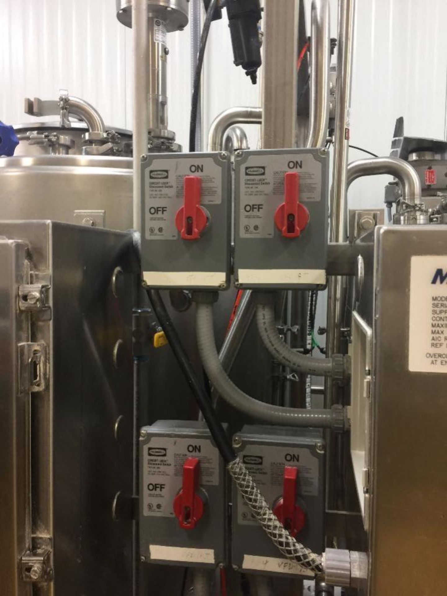 Stainless Steel Clear Coat Mixing Skid and Controls - Image 14 of 36