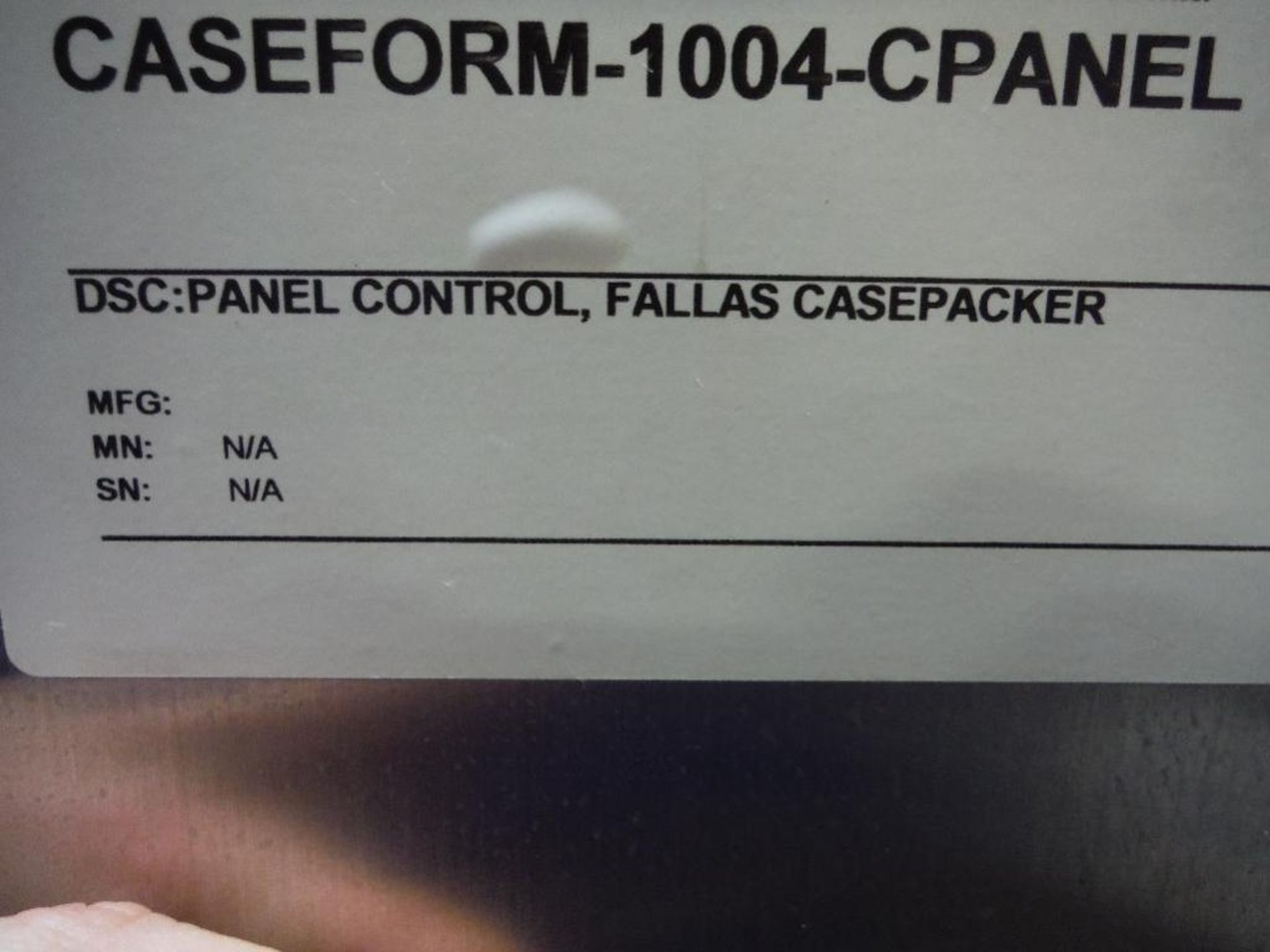 Fallas case packer, Model L-500CE, SN 500080201-08, product flipper, case erector, case packer, top - Image 43 of 43