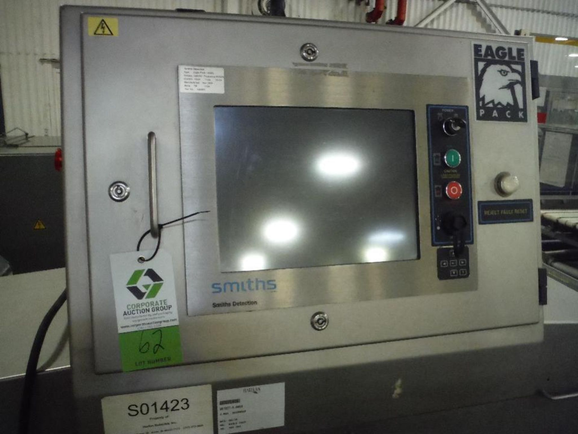 2006 Smith x-ray machine, Model Eagle Pack TN100905, SN 100905, 18 in. wide x 9 in. tall aperture, 1 - Image 3 of 15