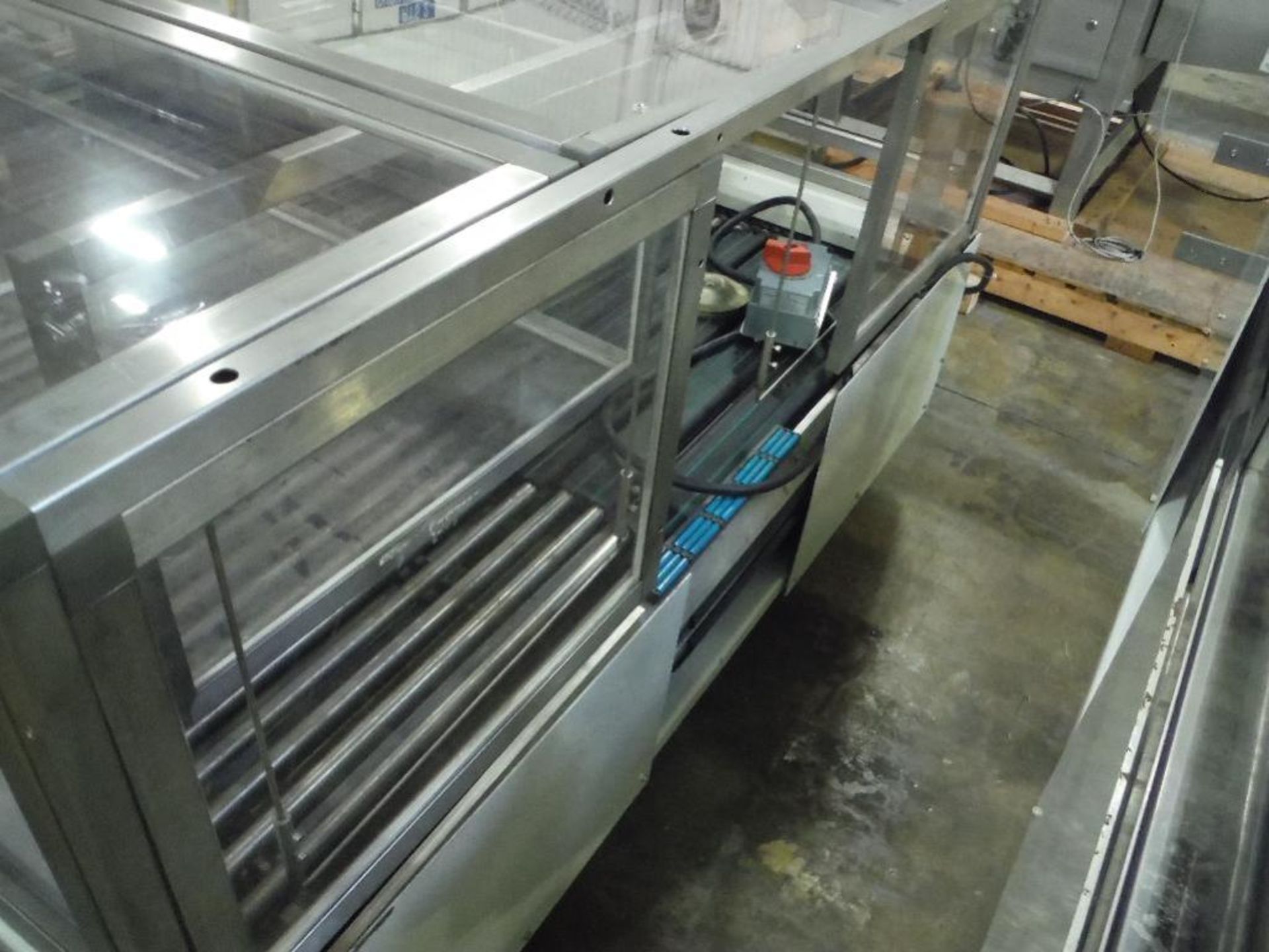 2007 Sidel combiner conveyor, Model TDC0016, SN 904835-SMMM0327, 98 in. long x 66 in. wide, with con - Image 5 of 11