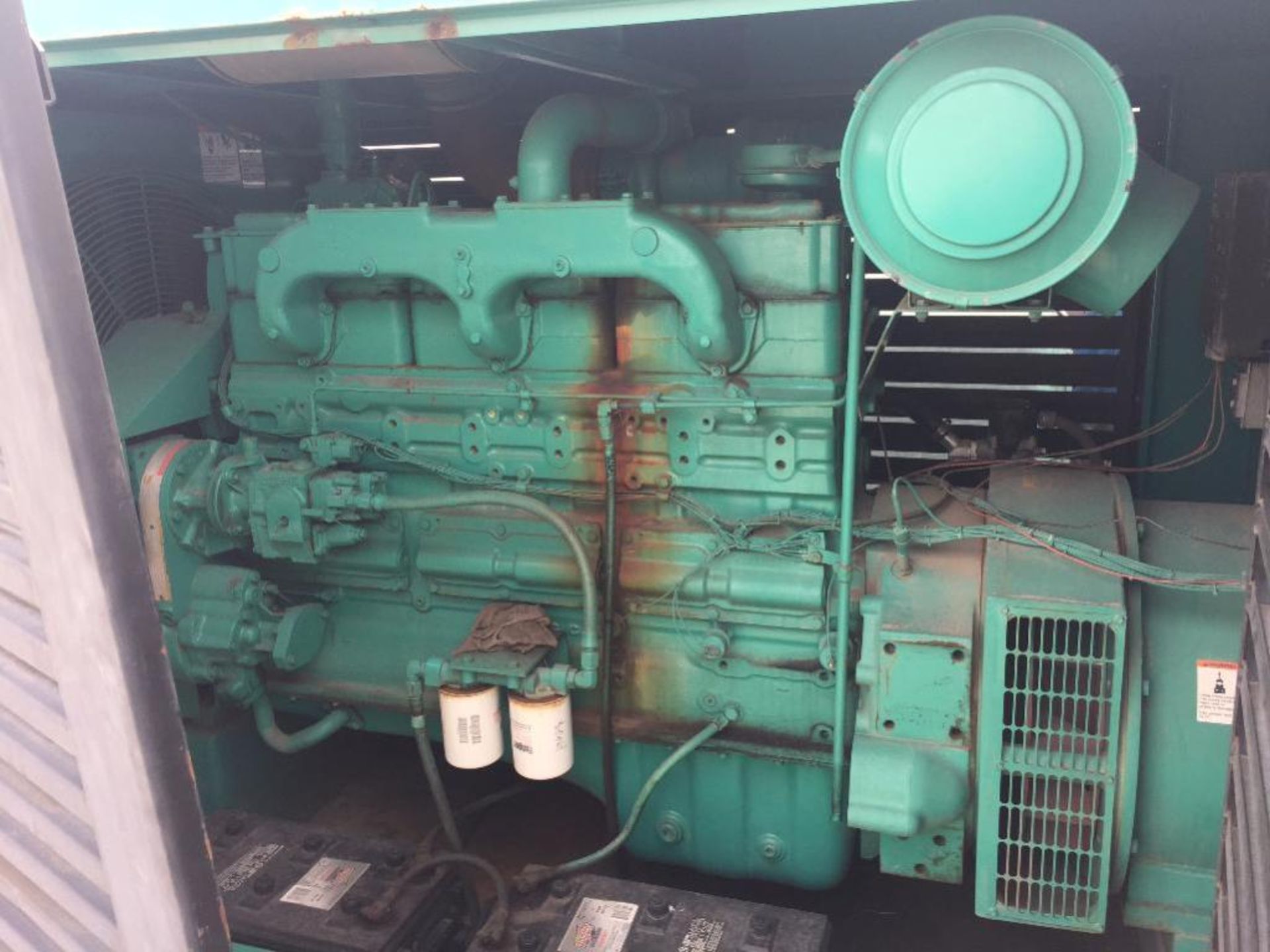 Cummins Onan diesel generator, Model 230DFBD, SN D910383244, SPEC 51299F, 223 hours, 1991 Cummins di - Image 2 of 18