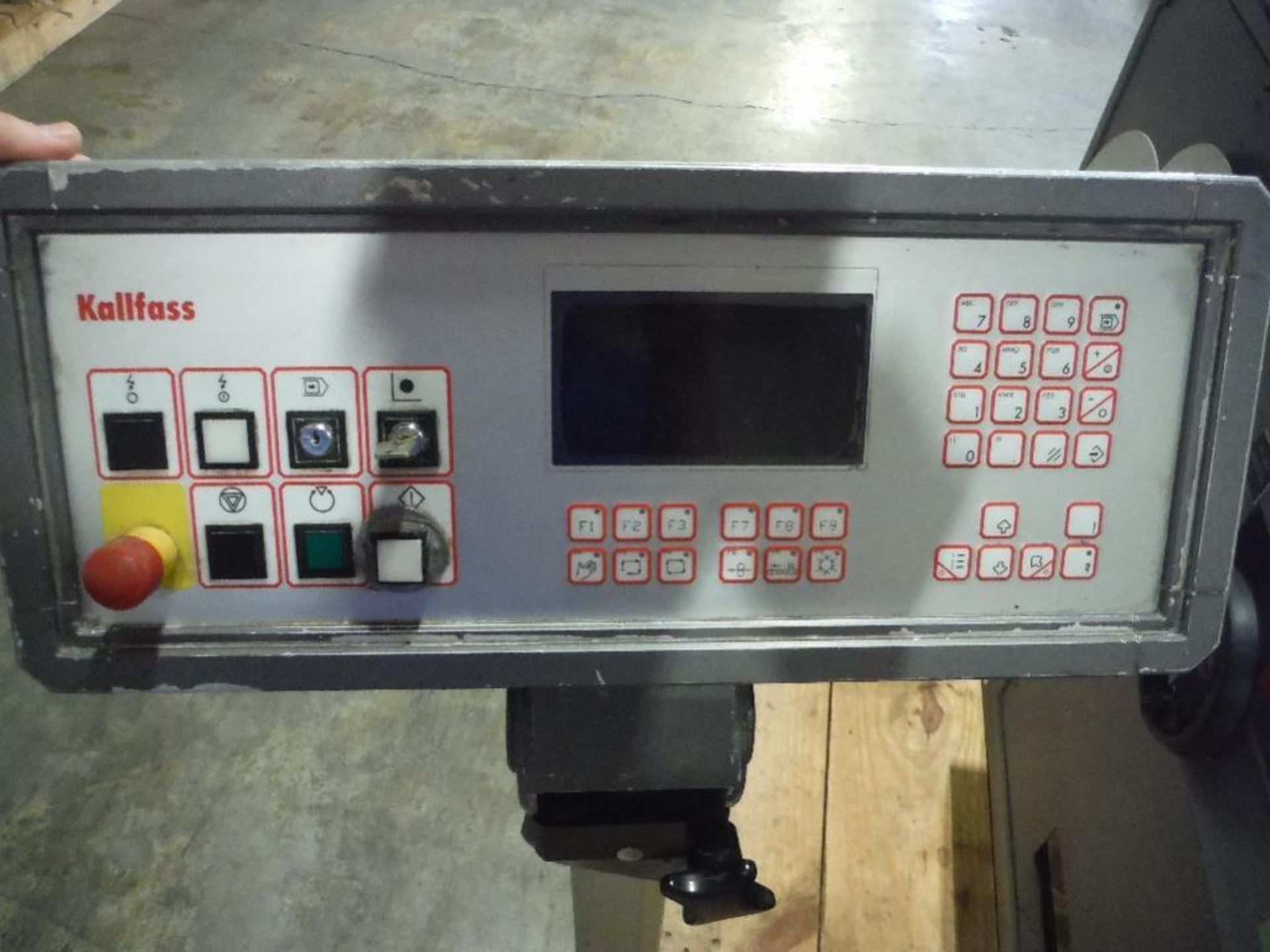 2003 Kalfass overwrapper, Model servo-Jet_400/100_S, SN M_07.03.011, Simatic touch screen ** Rigging - Image 4 of 15