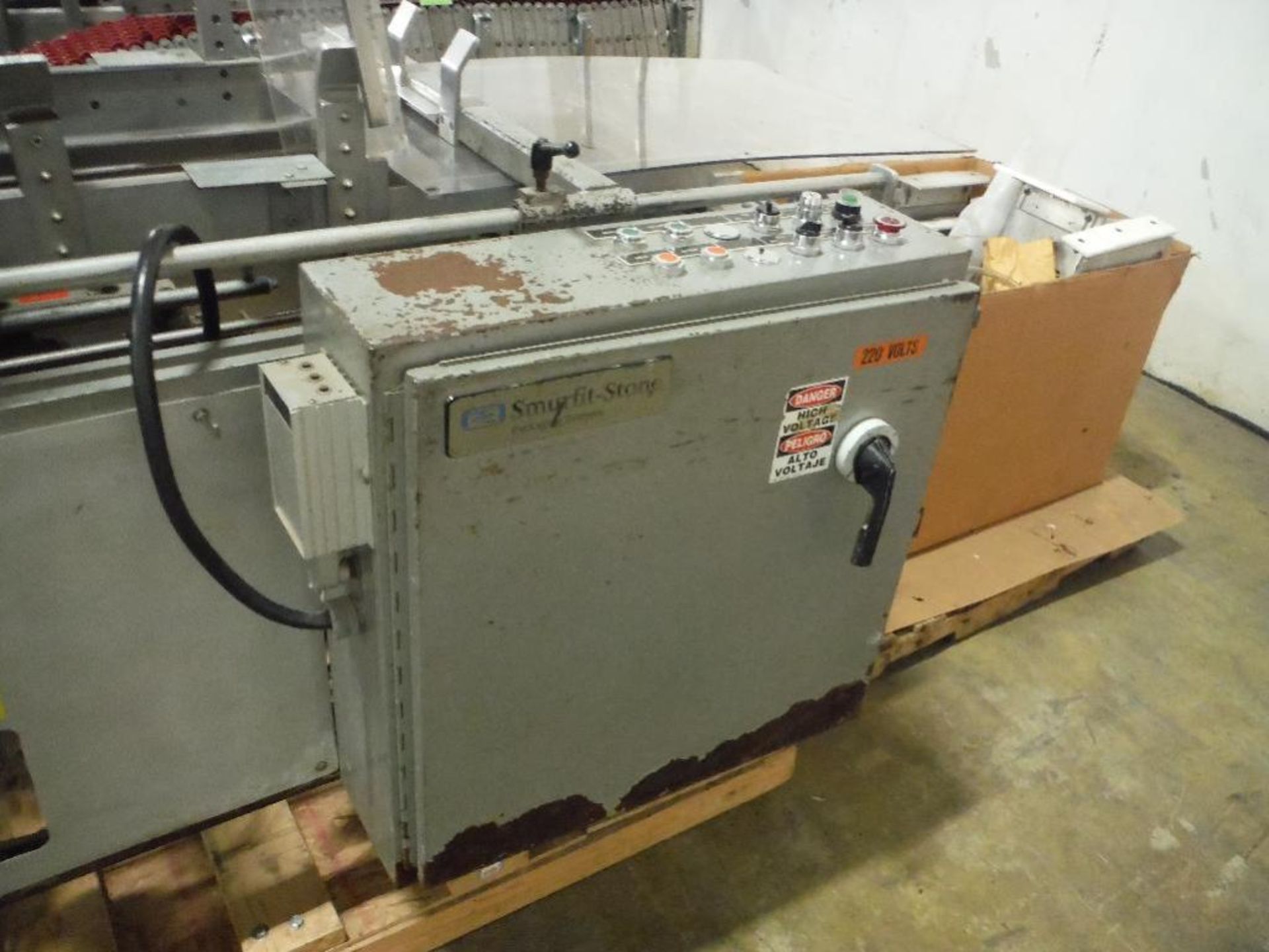 Smurfit-Stone tray former, Model TE-700-VF, SN 6099, Nordson 3500 hot melt gluer ** Rigging Fee: $25 - Image 7 of 14